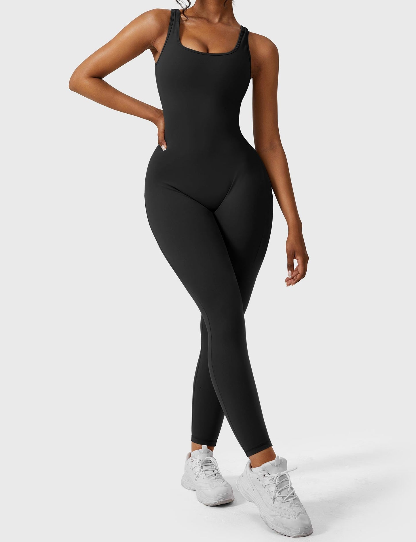 Yeoreo Lizvette V-Back Skinny Jumpsuit