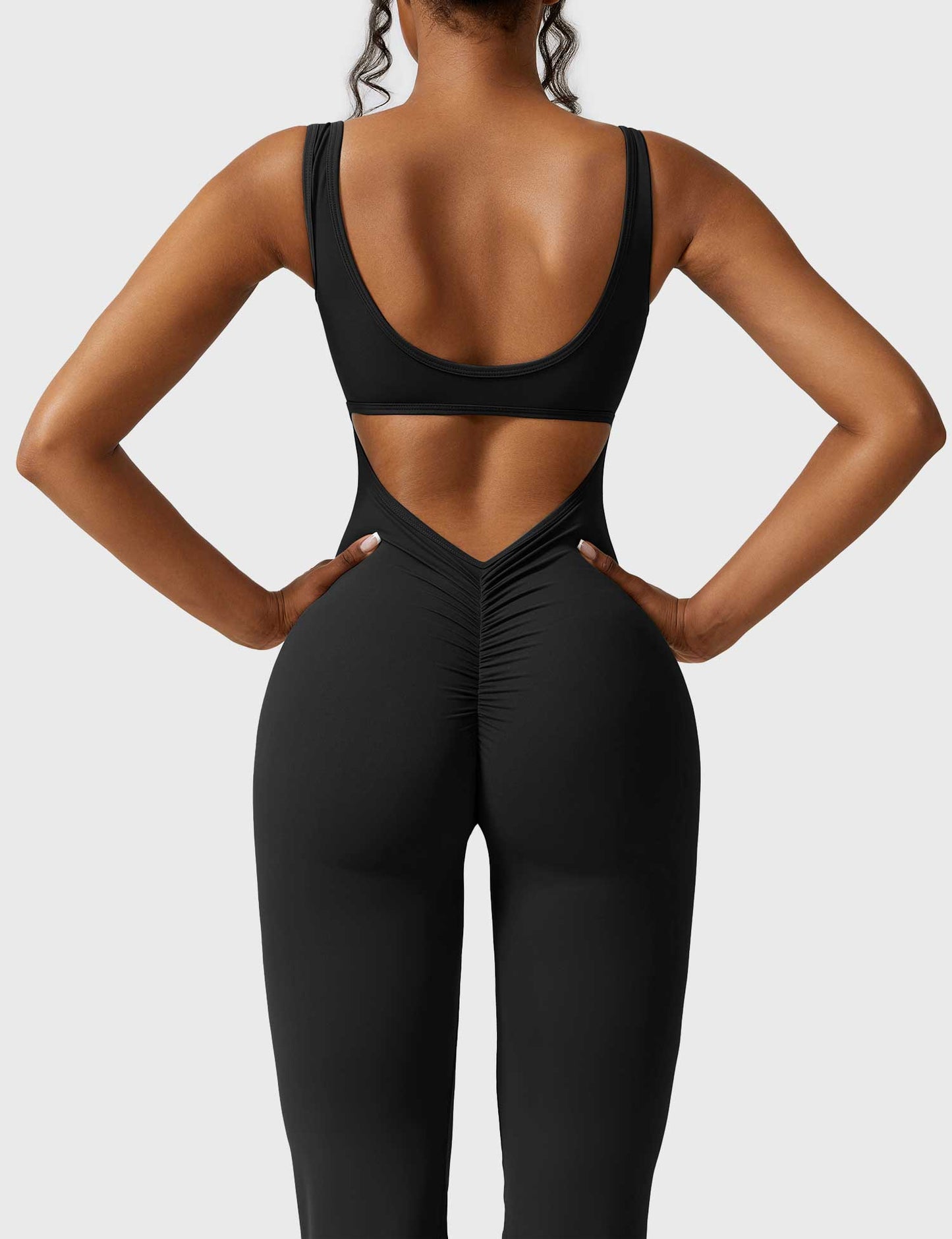 Yeoreo Lizvette V-Back Skinny Jumpsuit