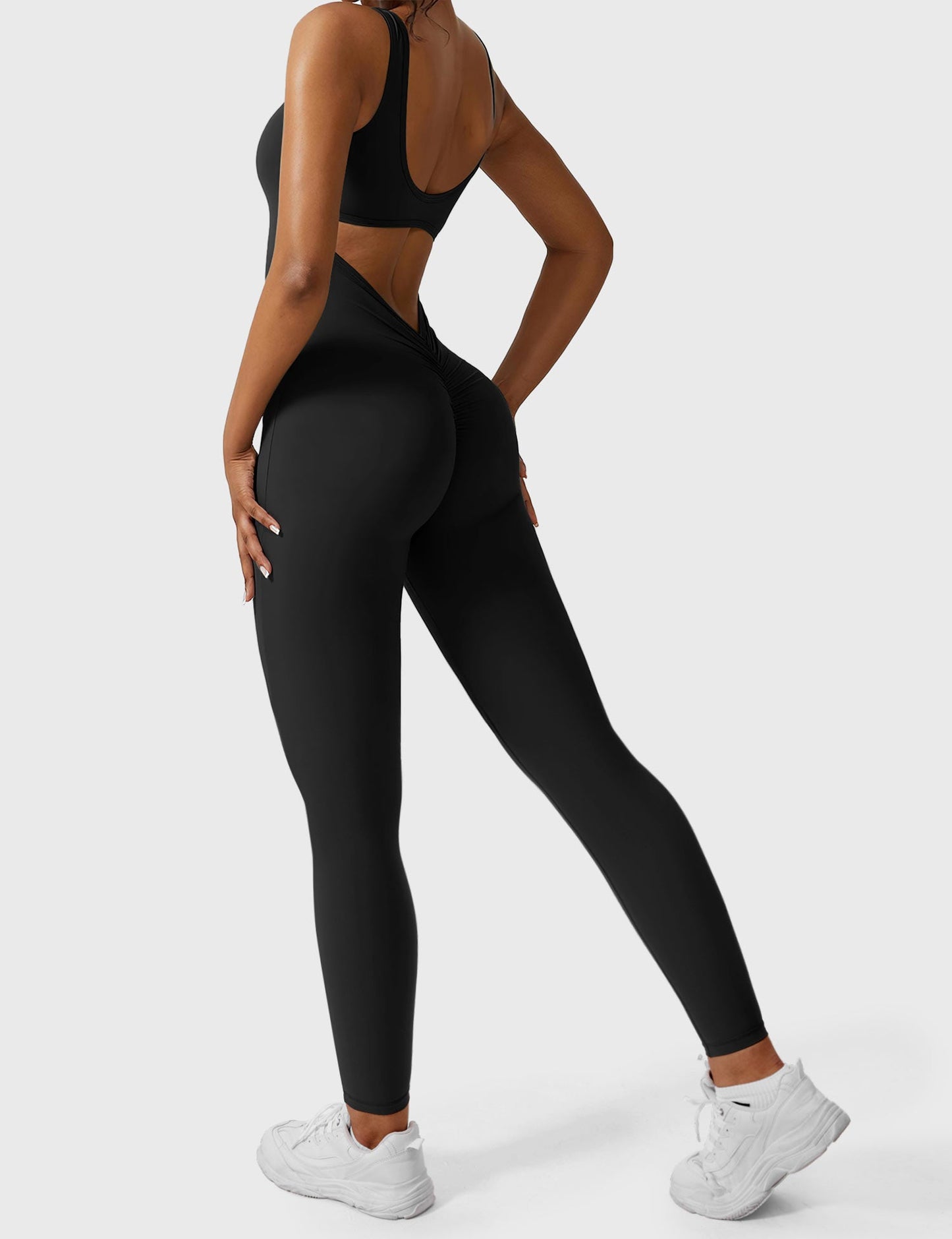 Yeoreo Lizvette V-Back Skinny Jumpsuit