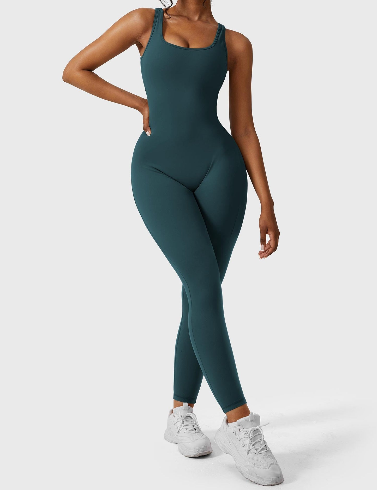 Yeoreo Lizvette V-Back Skinny Jumpsuit