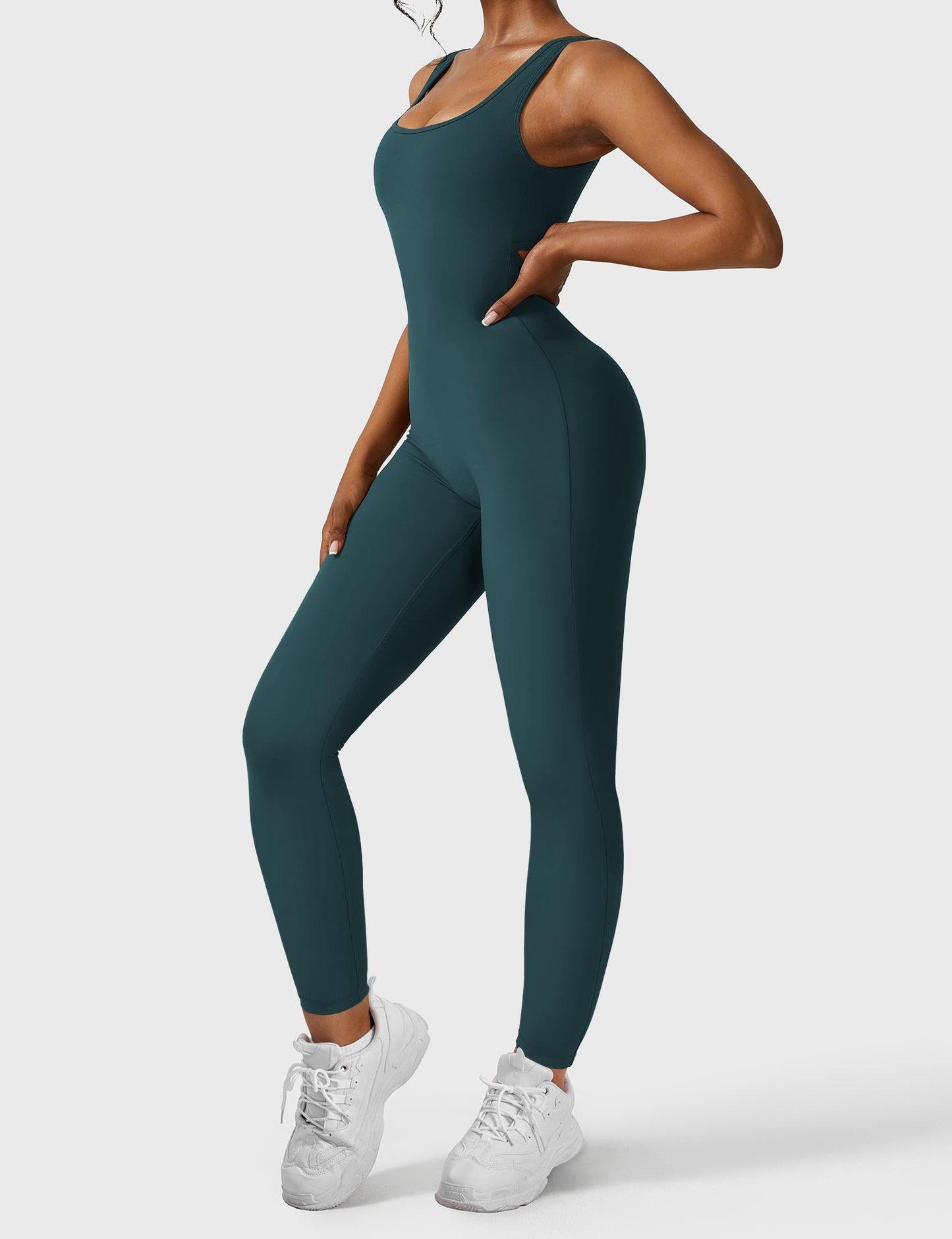 Yeoreo Lizvette V-Back Skinny Jumpsuit
