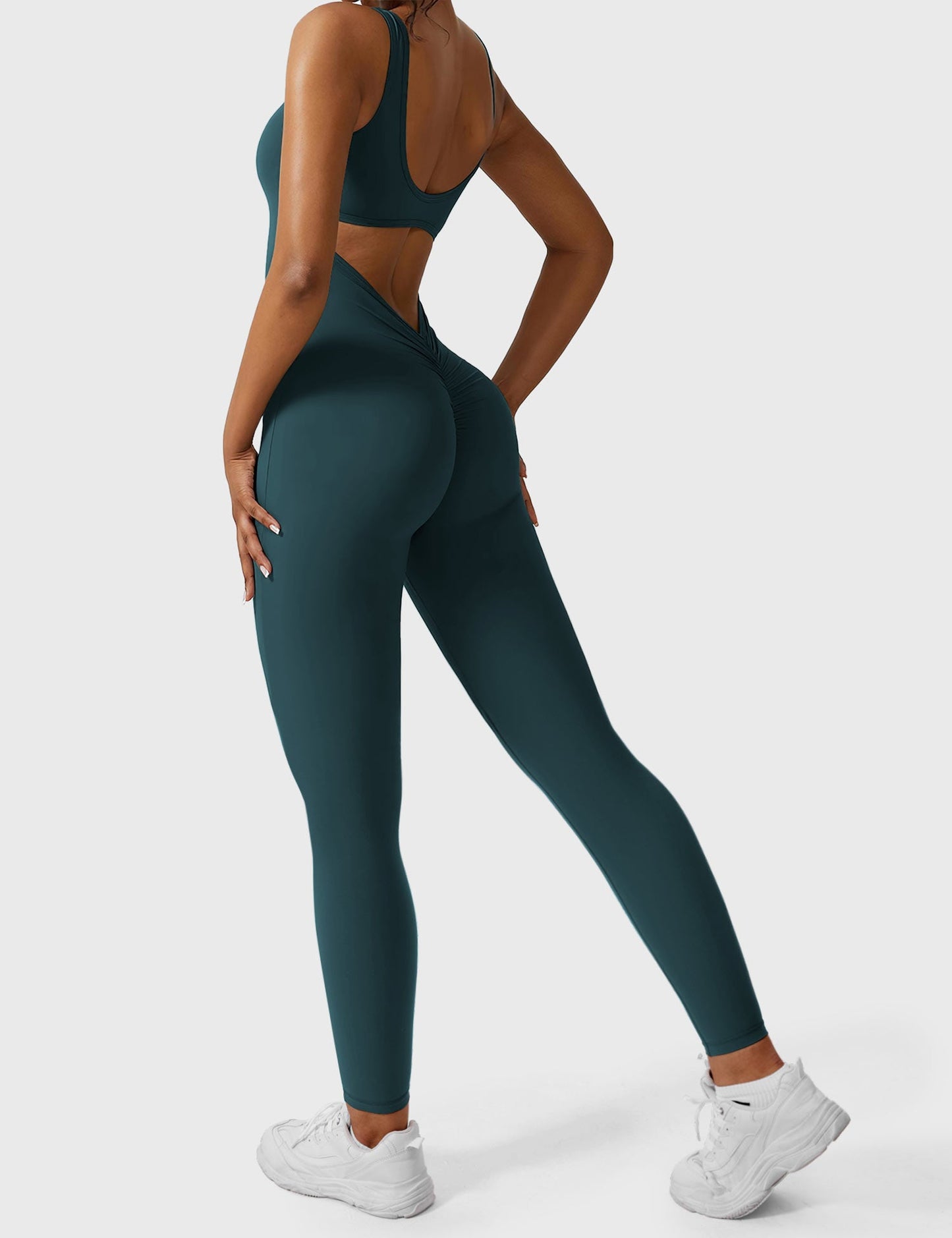 Yeoreo Lizvette V-Back Skinny Jumpsuit