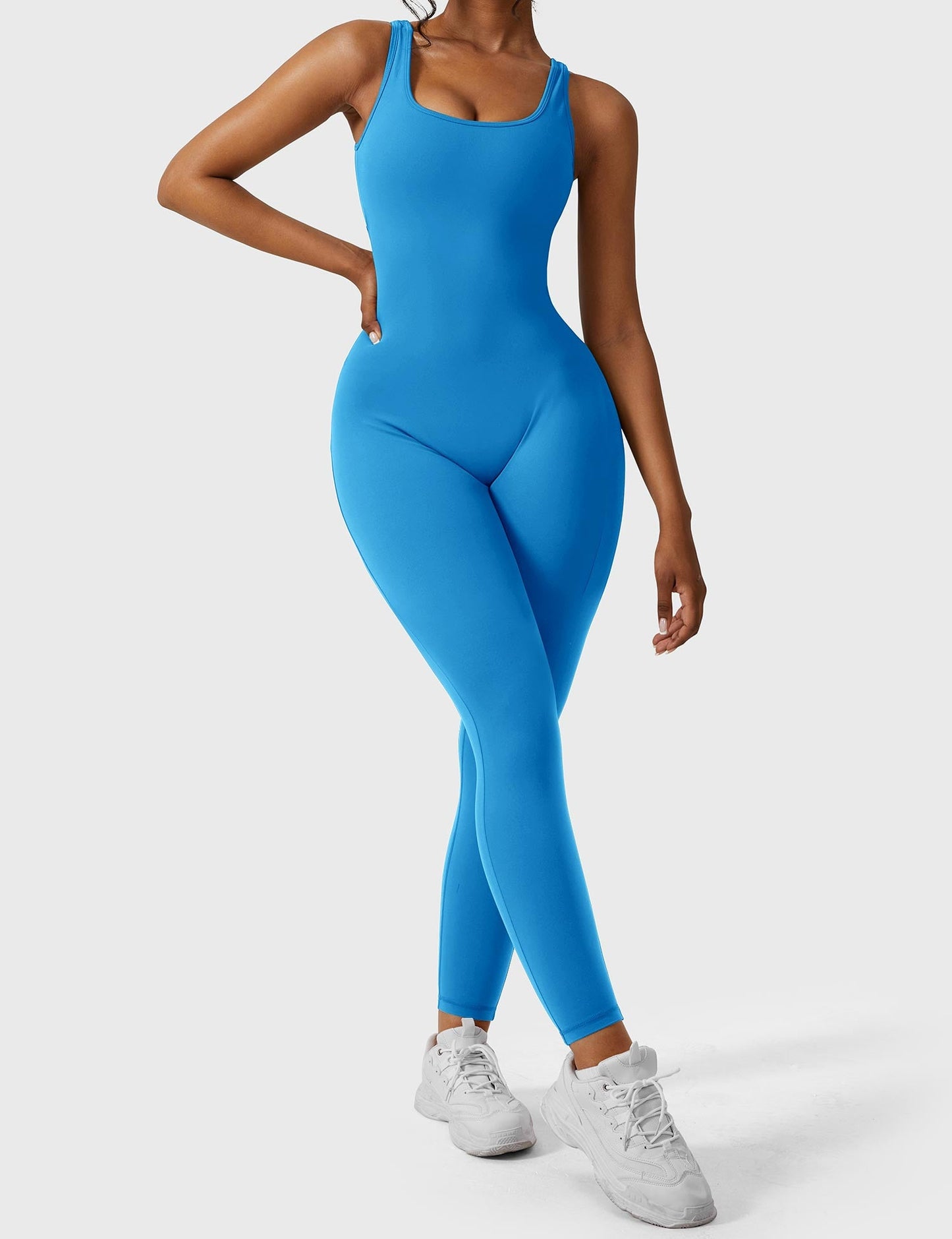 Yeoreo Lizvette V-Back Skinny Jumpsuit