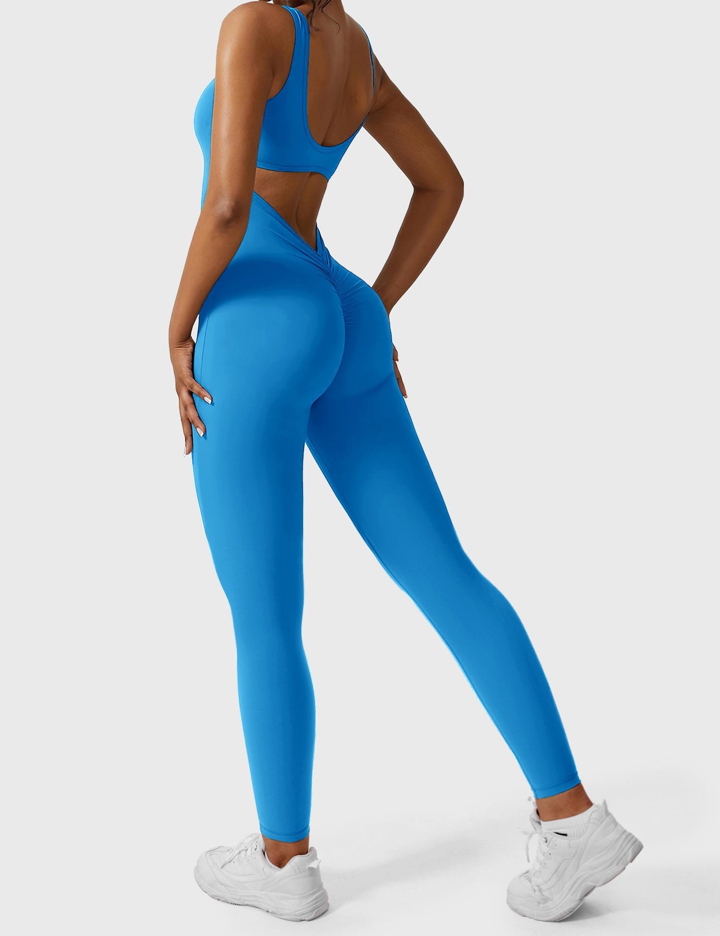 Yeoreo Lizvette V-Back Skinny Jumpsuit