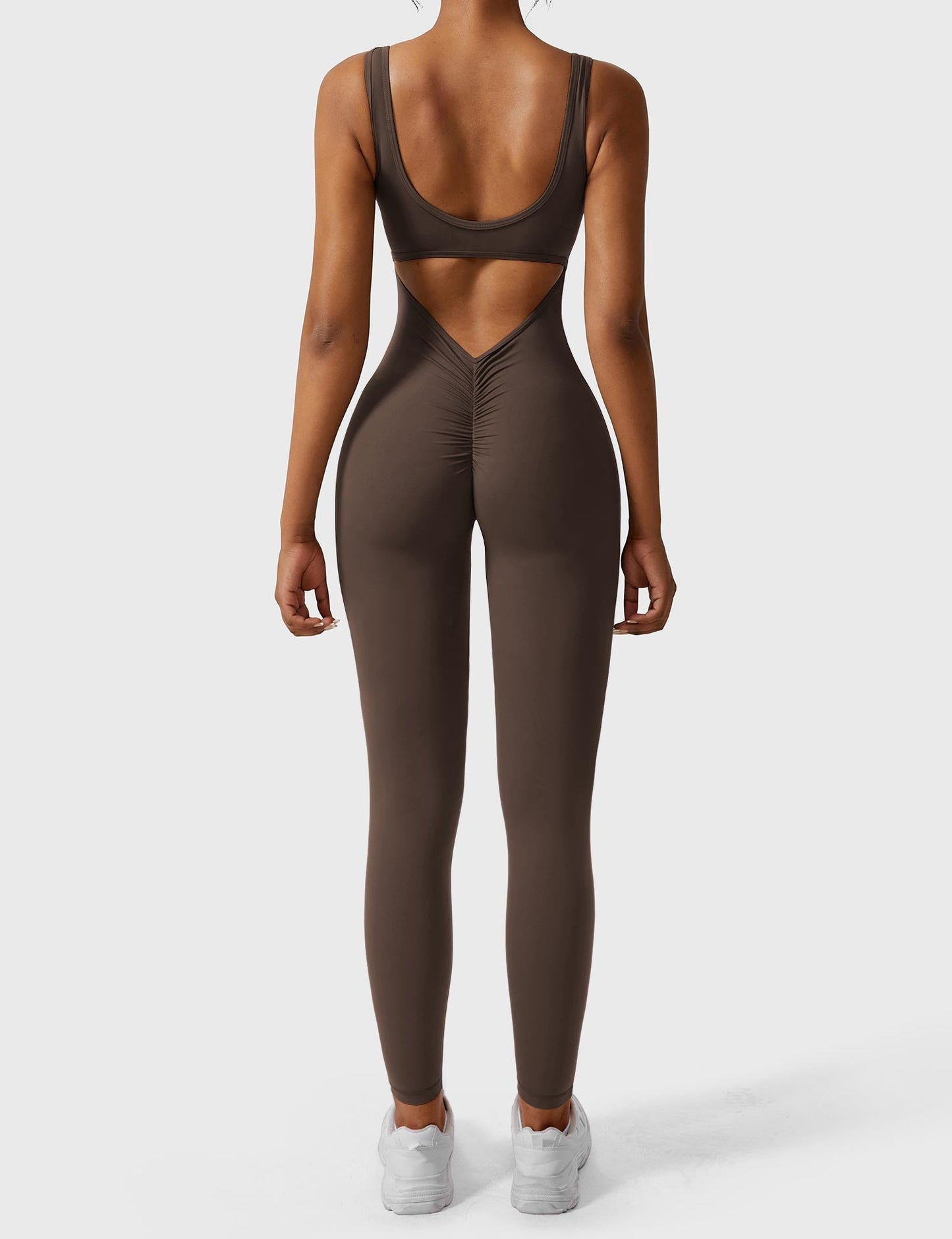 Yeoreo Lizvette V-Back Skinny Jumpsuit