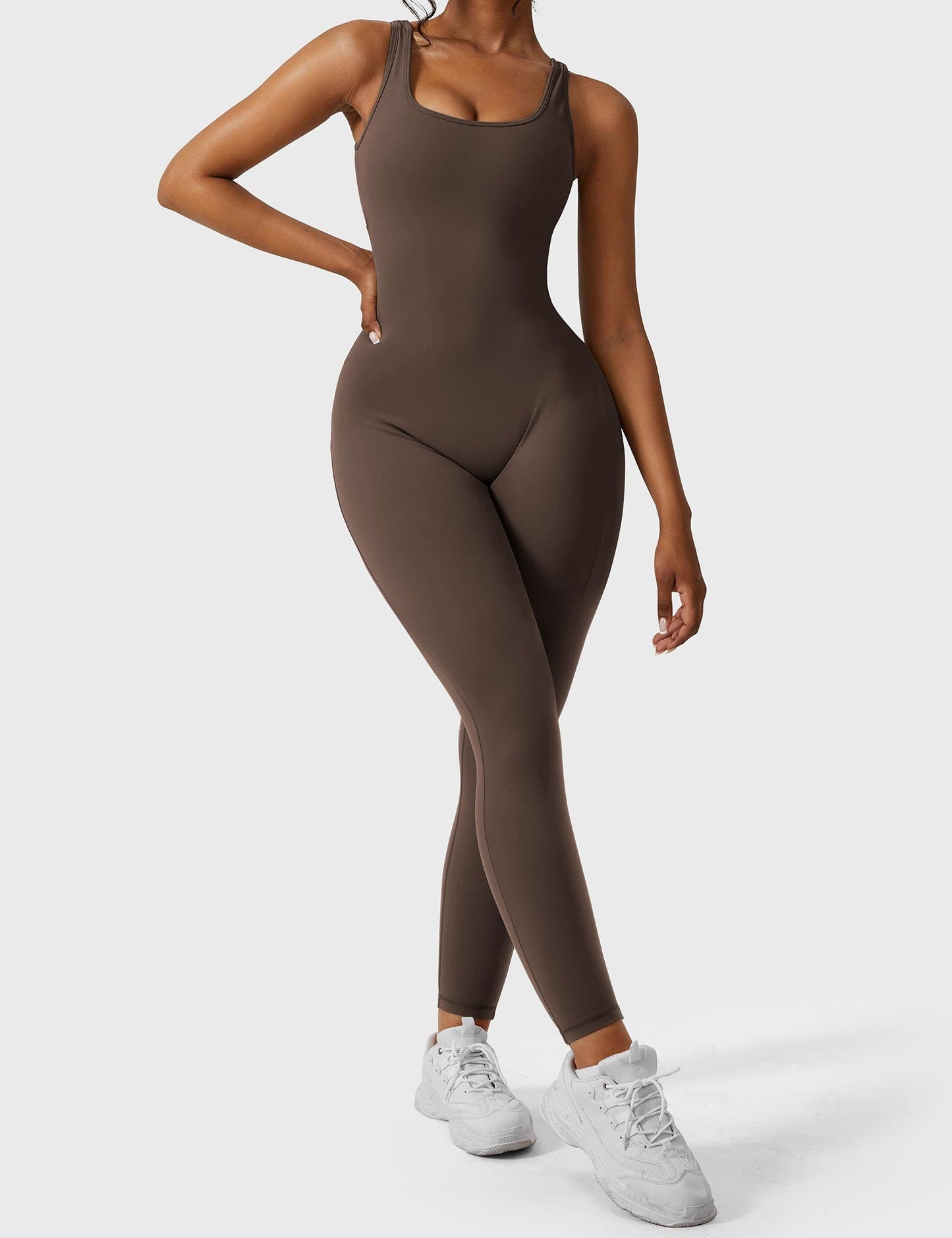 Yeoreo Lizvette V-Back Skinny Jumpsuit