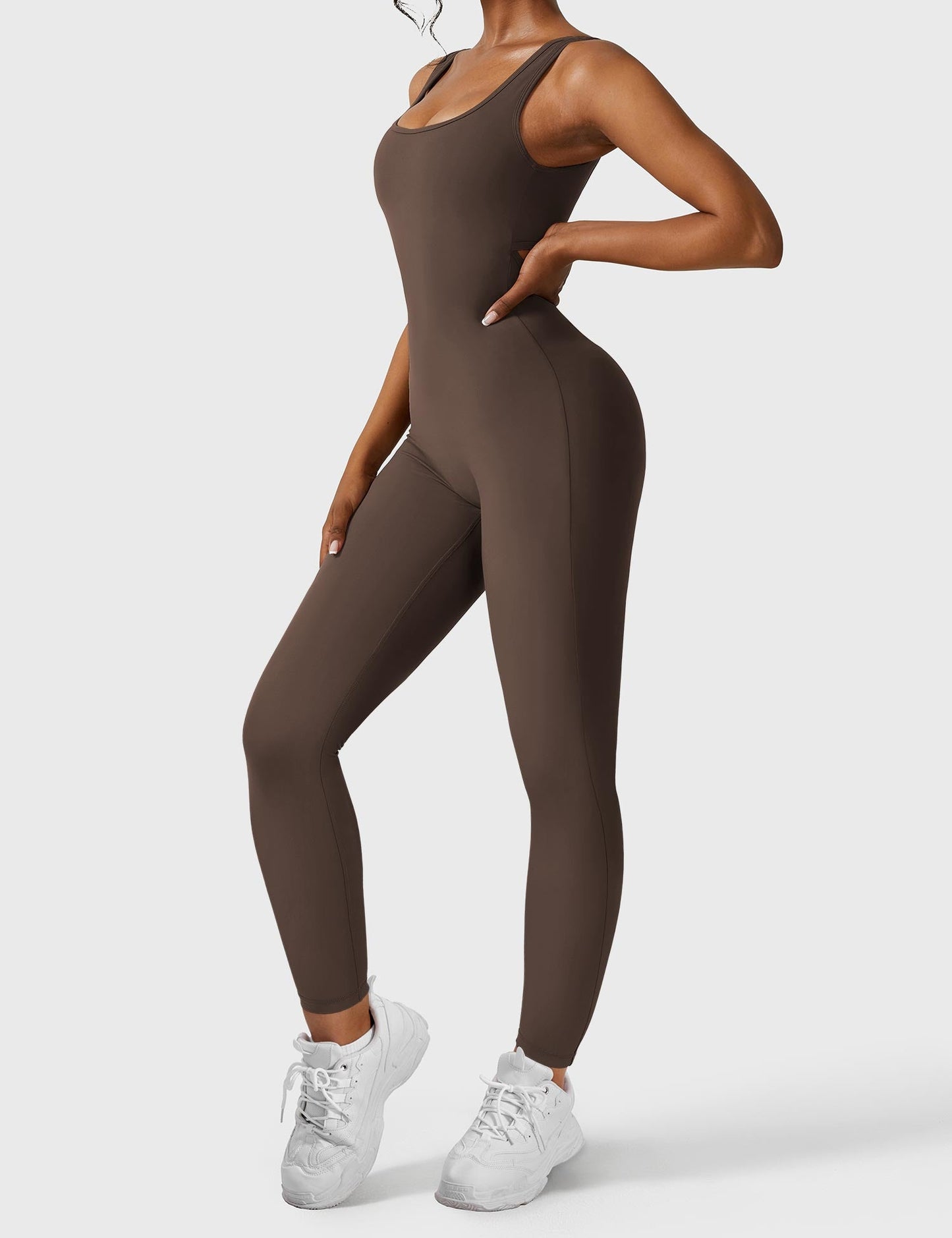Yeoreo Lizvette V-Back Skinny Jumpsuit