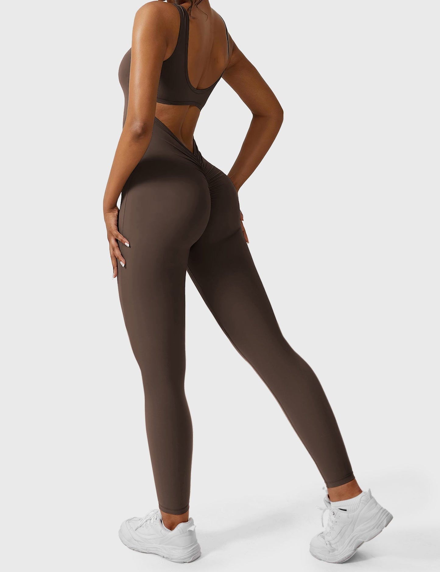 Yeoreo Lizvette V-Back Skinny Jumpsuit