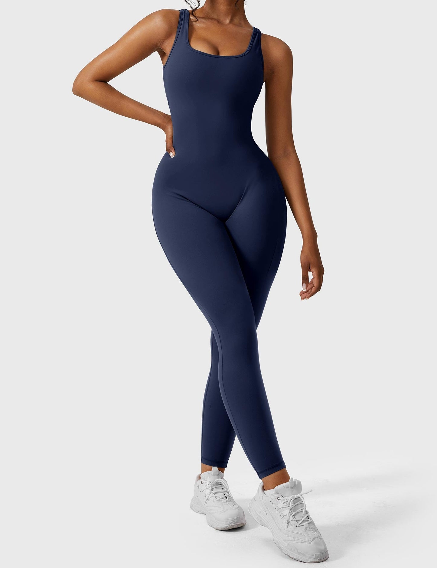 Yeoreo Lizvette V-Back Skinny Jumpsuit
