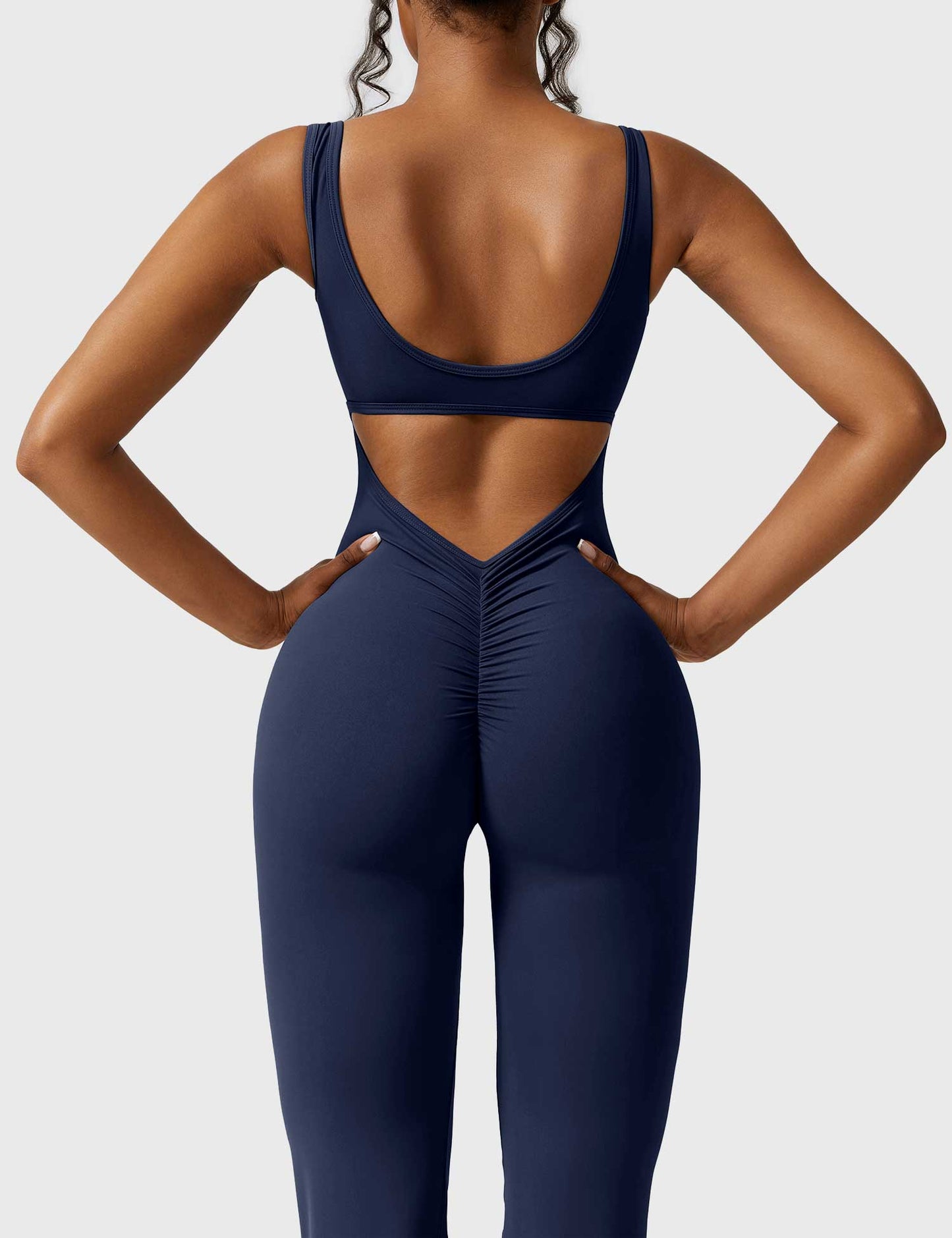 Yeoreo Lizvette V-Back Skinny Jumpsuit