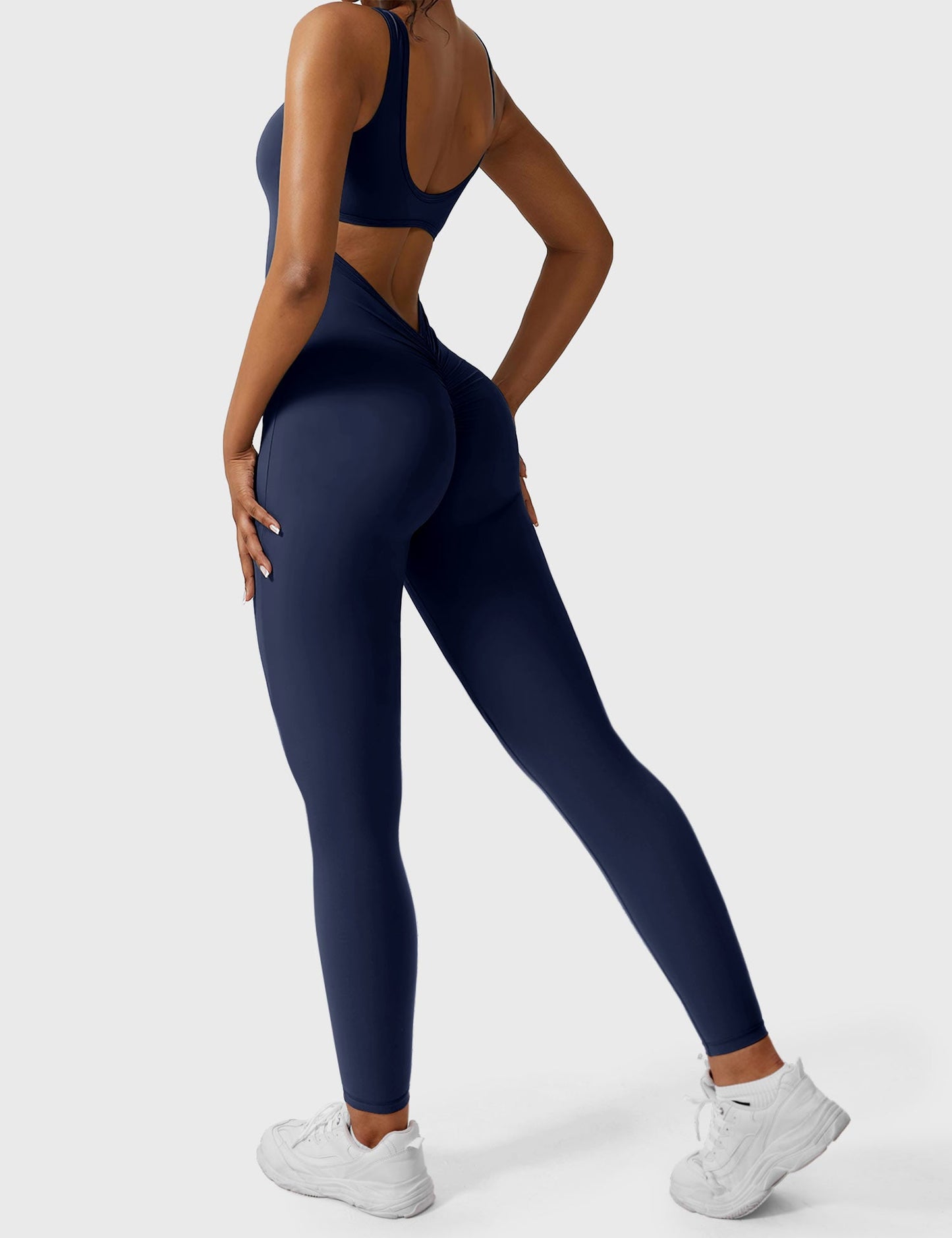 Yeoreo Lizvette V-Back Skinny Jumpsuit