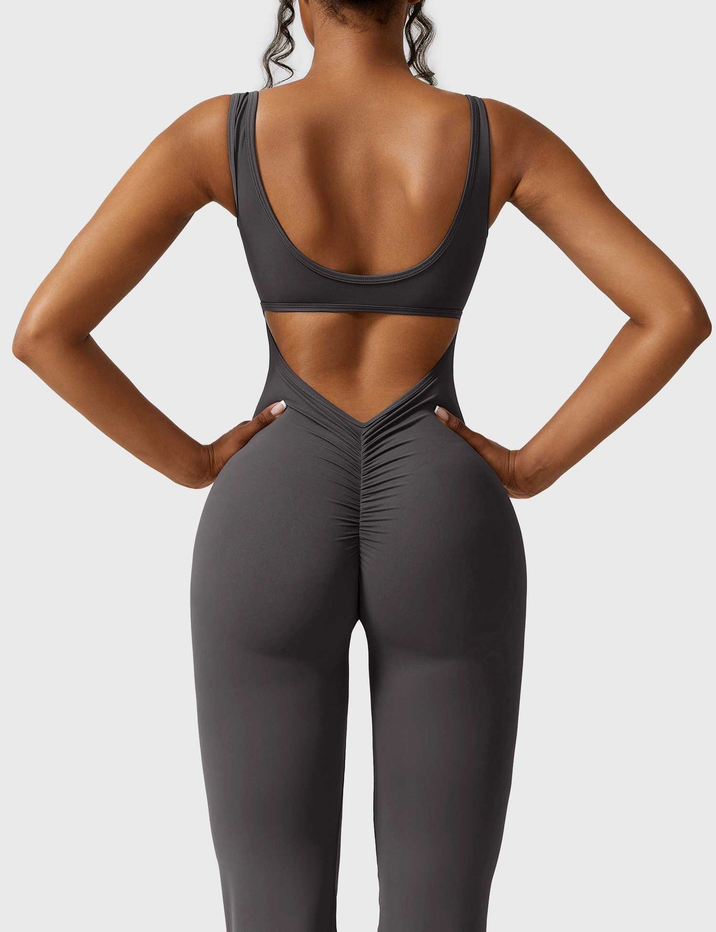 Yeoreo Lizvette V-Back Skinny Jumpsuit
