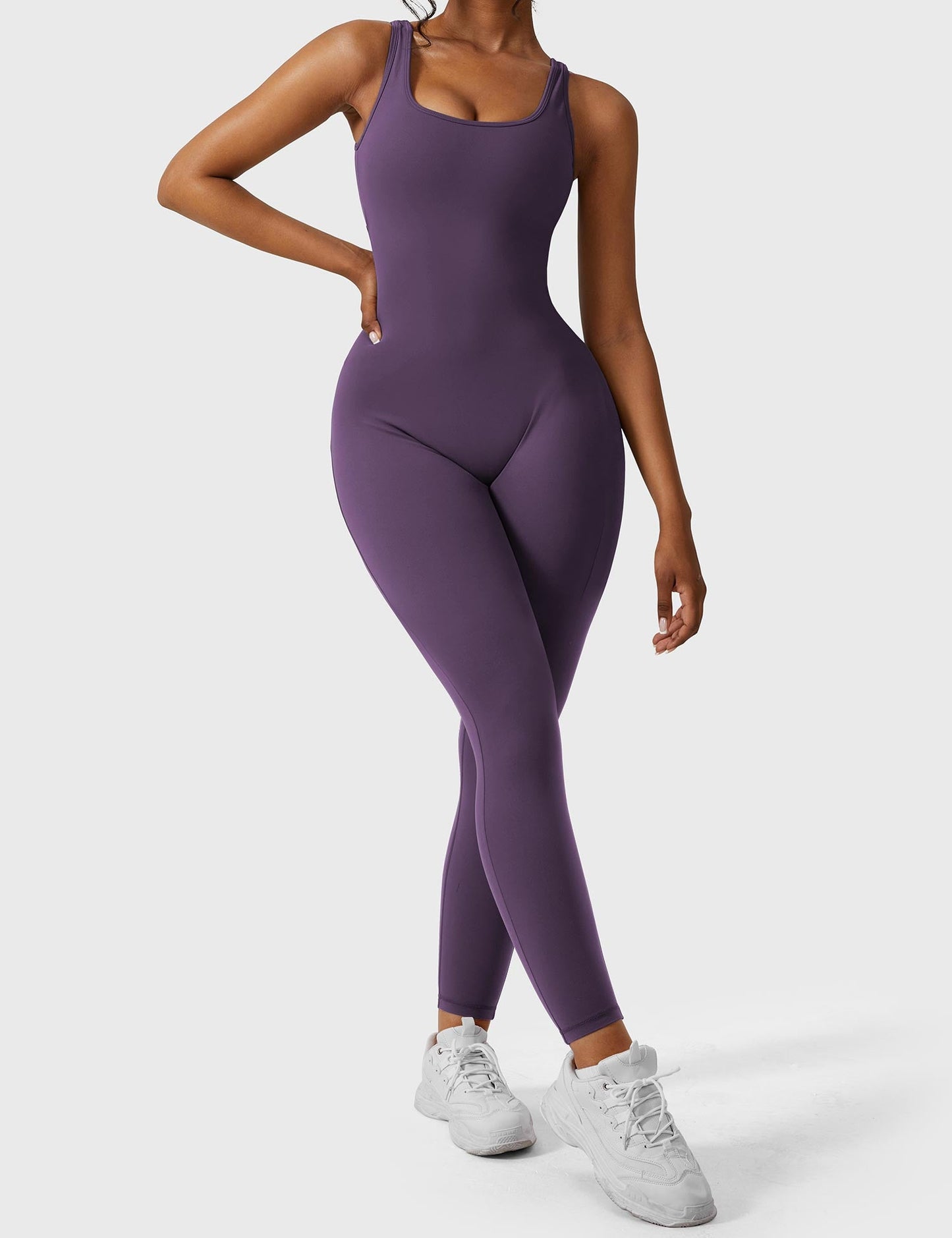 Yeoreo Lizvette V-Back Skinny Jumpsuit