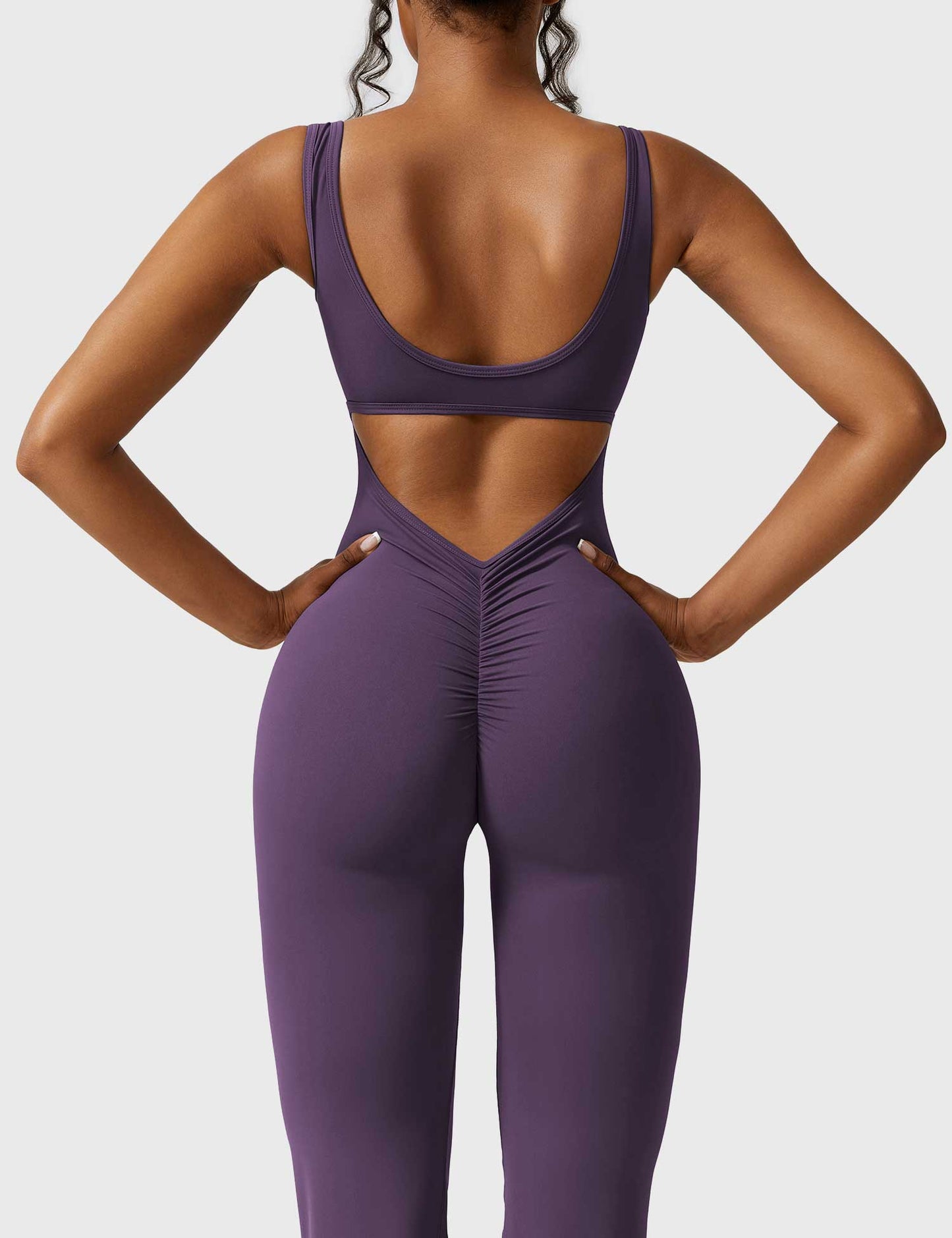 Yeoreo Lizvette V-Back Skinny Jumpsuit