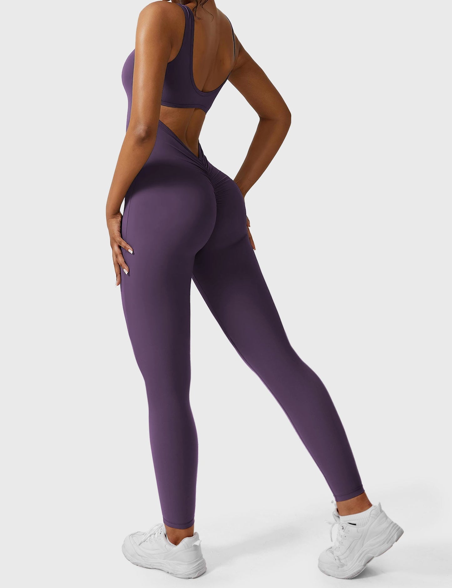 Yeoreo Lizvette V-Back Skinny Jumpsuit
