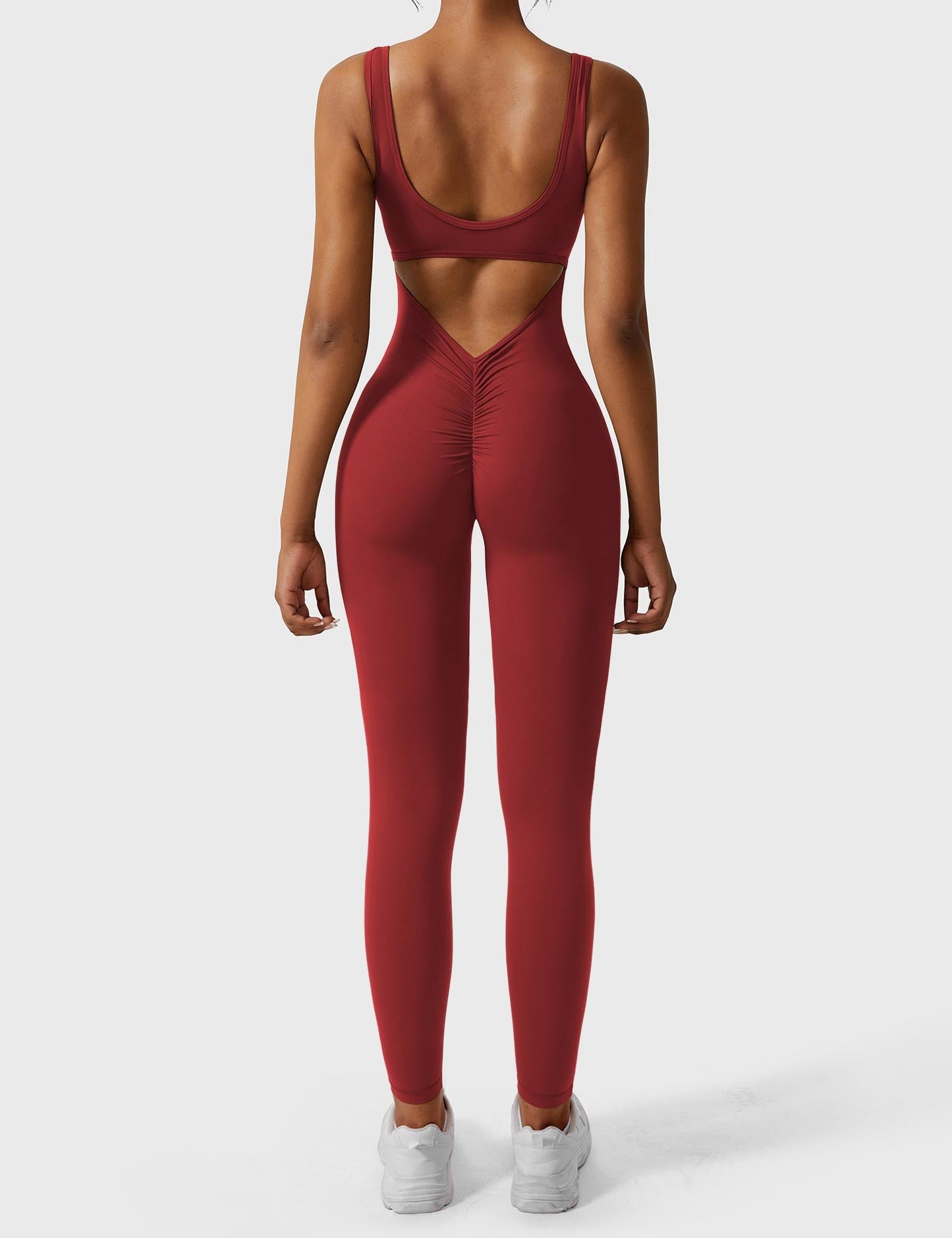 Yeoreo Lizvette V-Back Skinny Jumpsuit