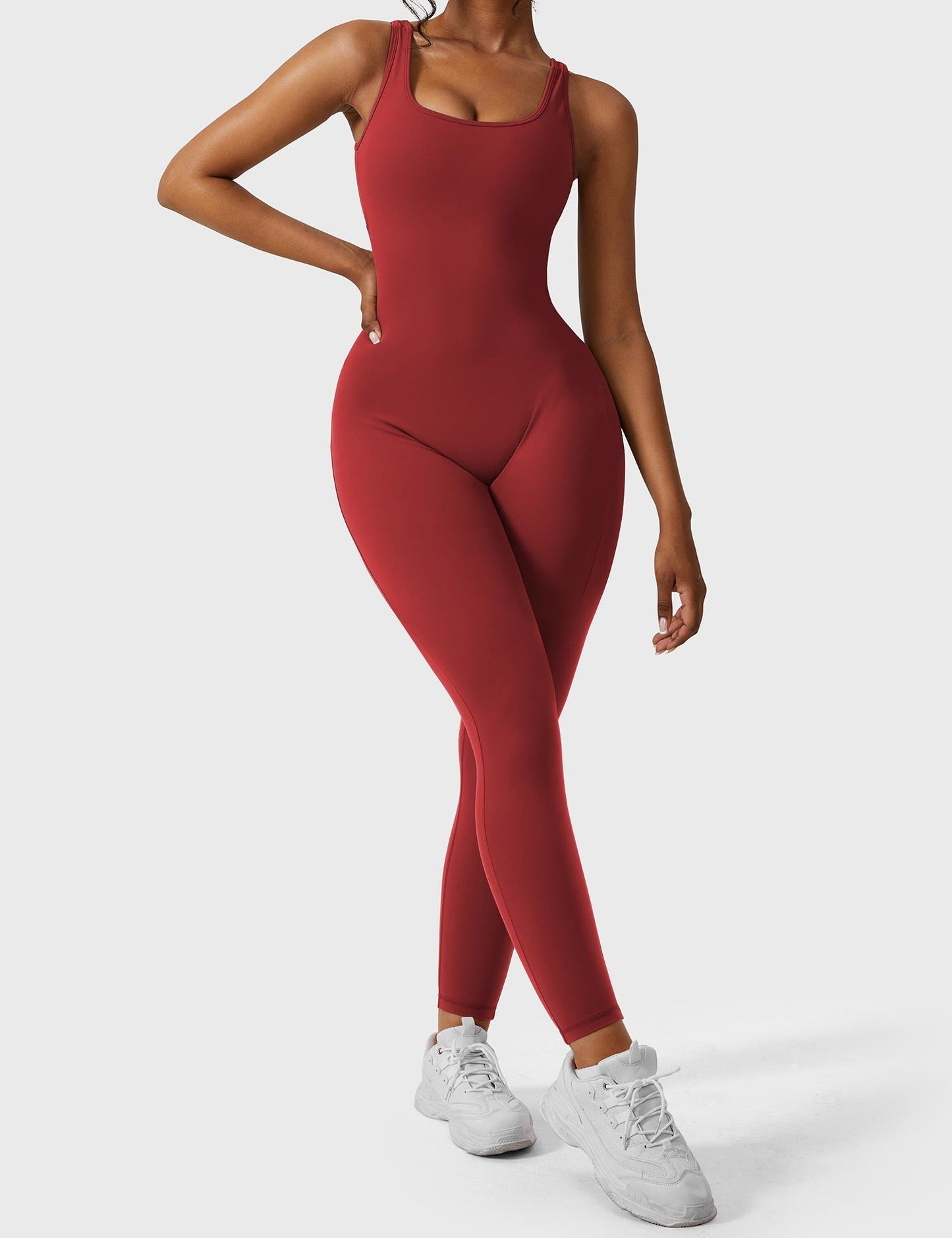 Yeoreo Lizvette V-Back Skinny Jumpsuit