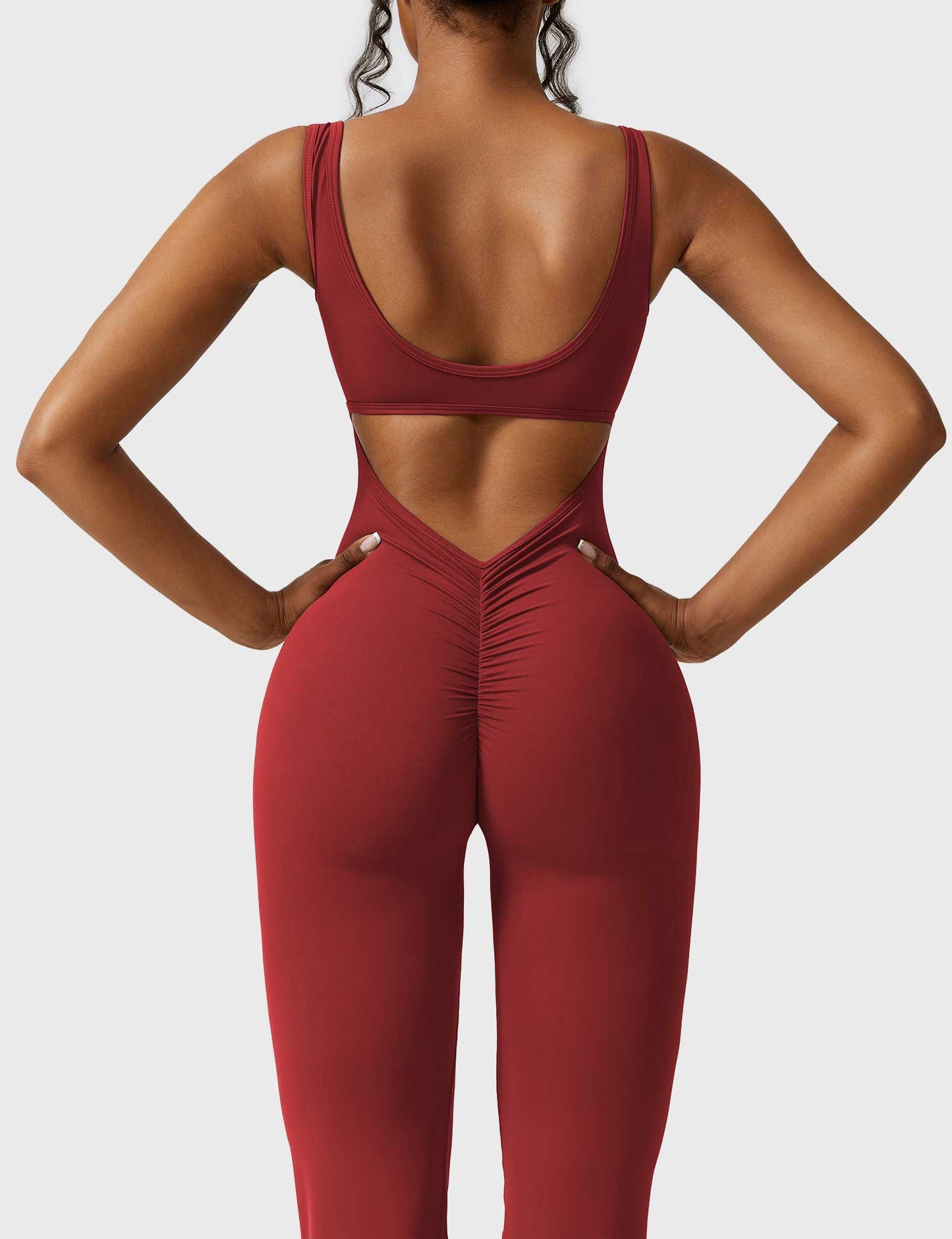 Yeoreo Lizvette V-Back Skinny Jumpsuit