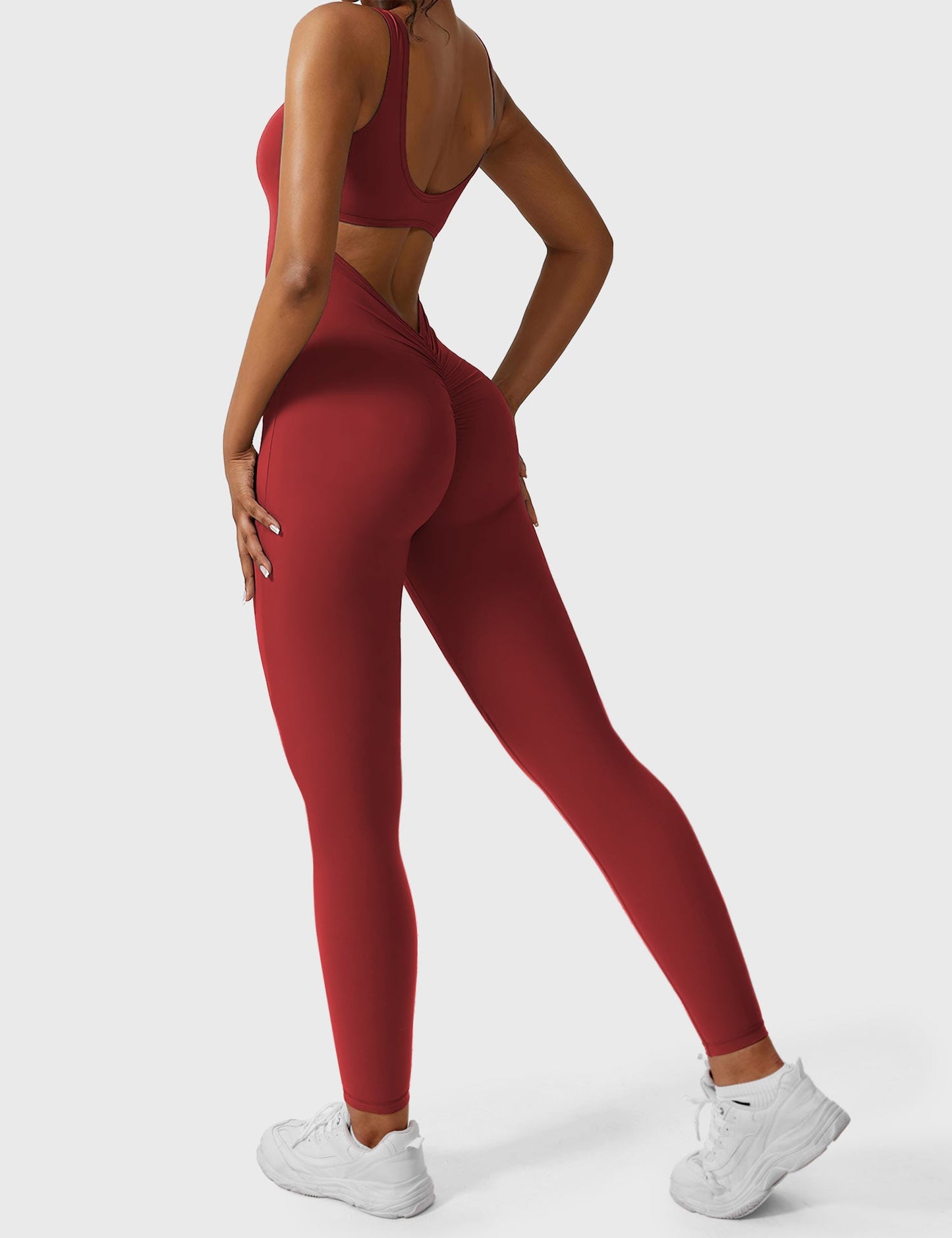 Yeoreo Lizvette V-Back Skinny Jumpsuit