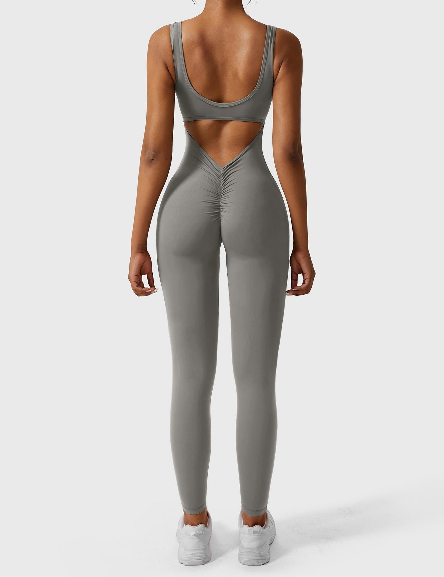 Yeoreo Lizvette V-Back Skinny Jumpsuit