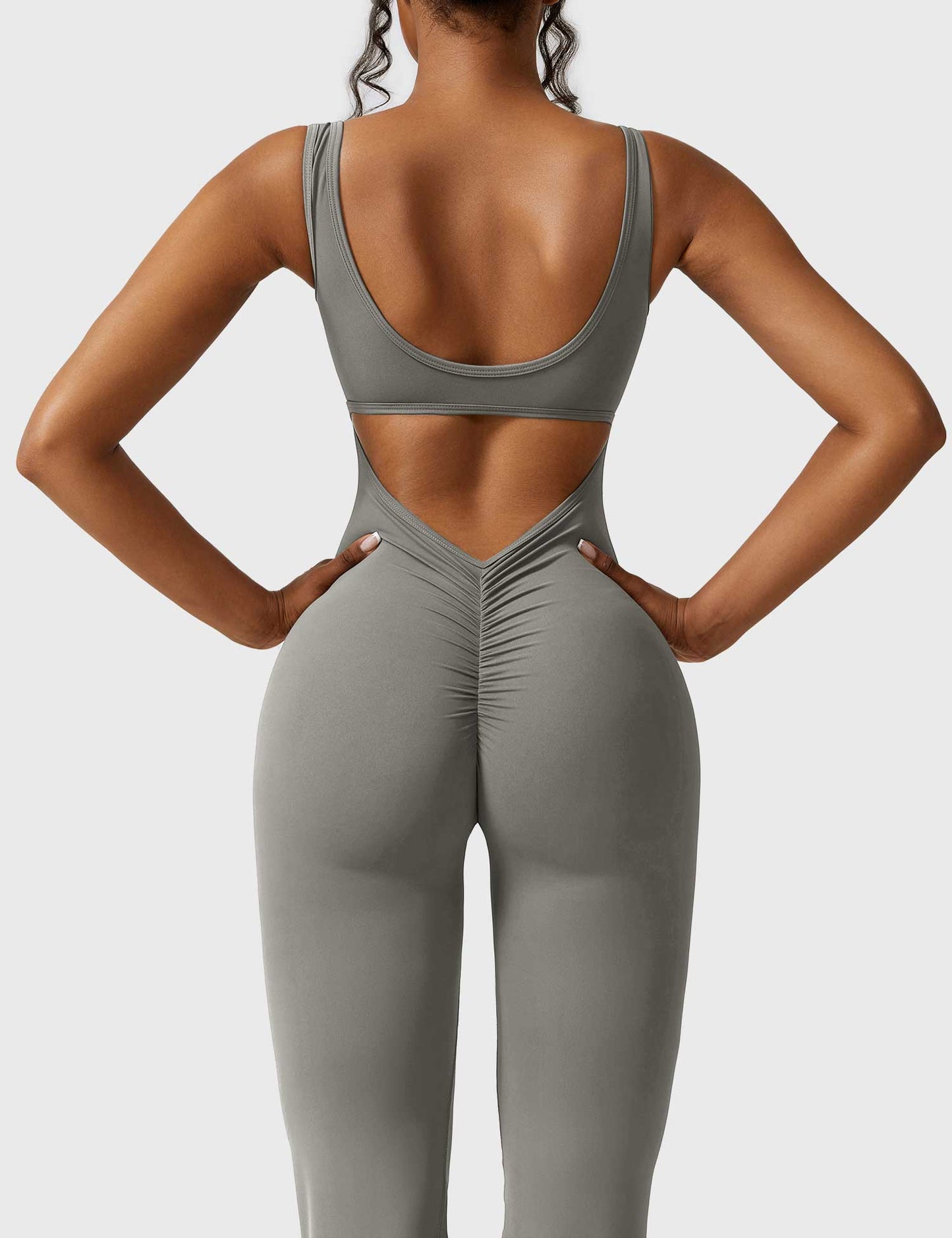 Yeoreo Lizvette V-Back Skinny Jumpsuit