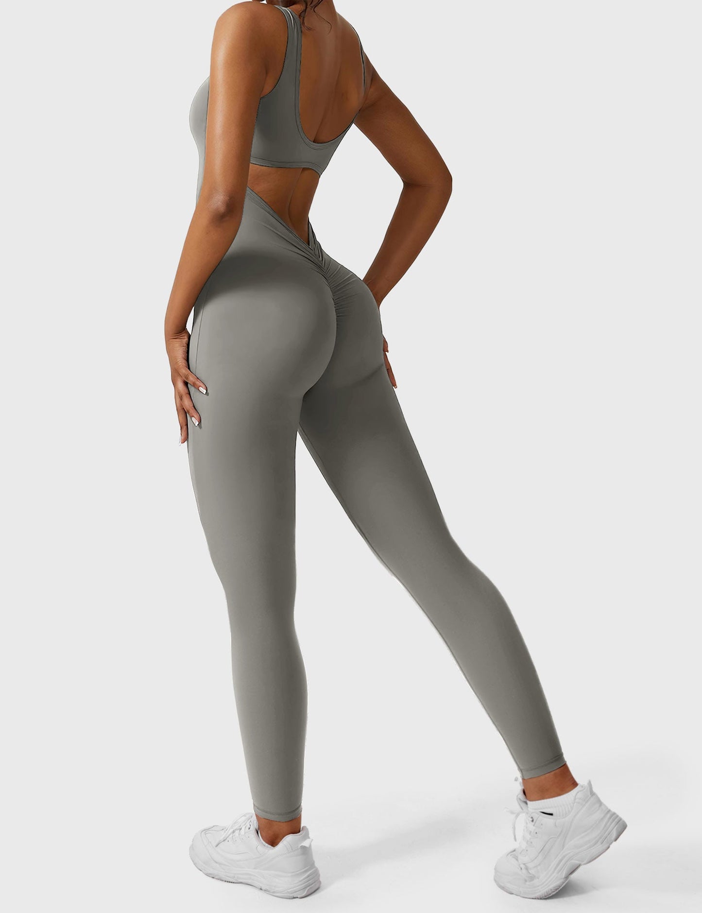 Yeoreo Lizvette V-Back Skinny Jumpsuit