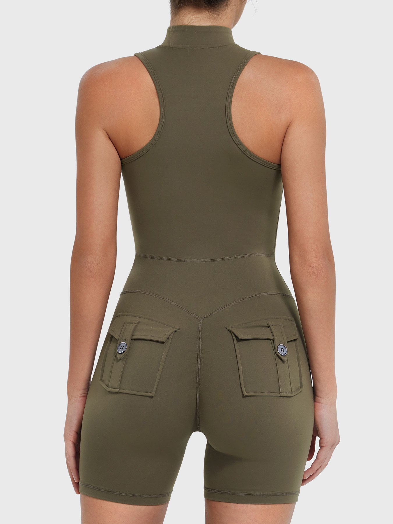 Yeoreo Samantha Cargo Romper with Pockets