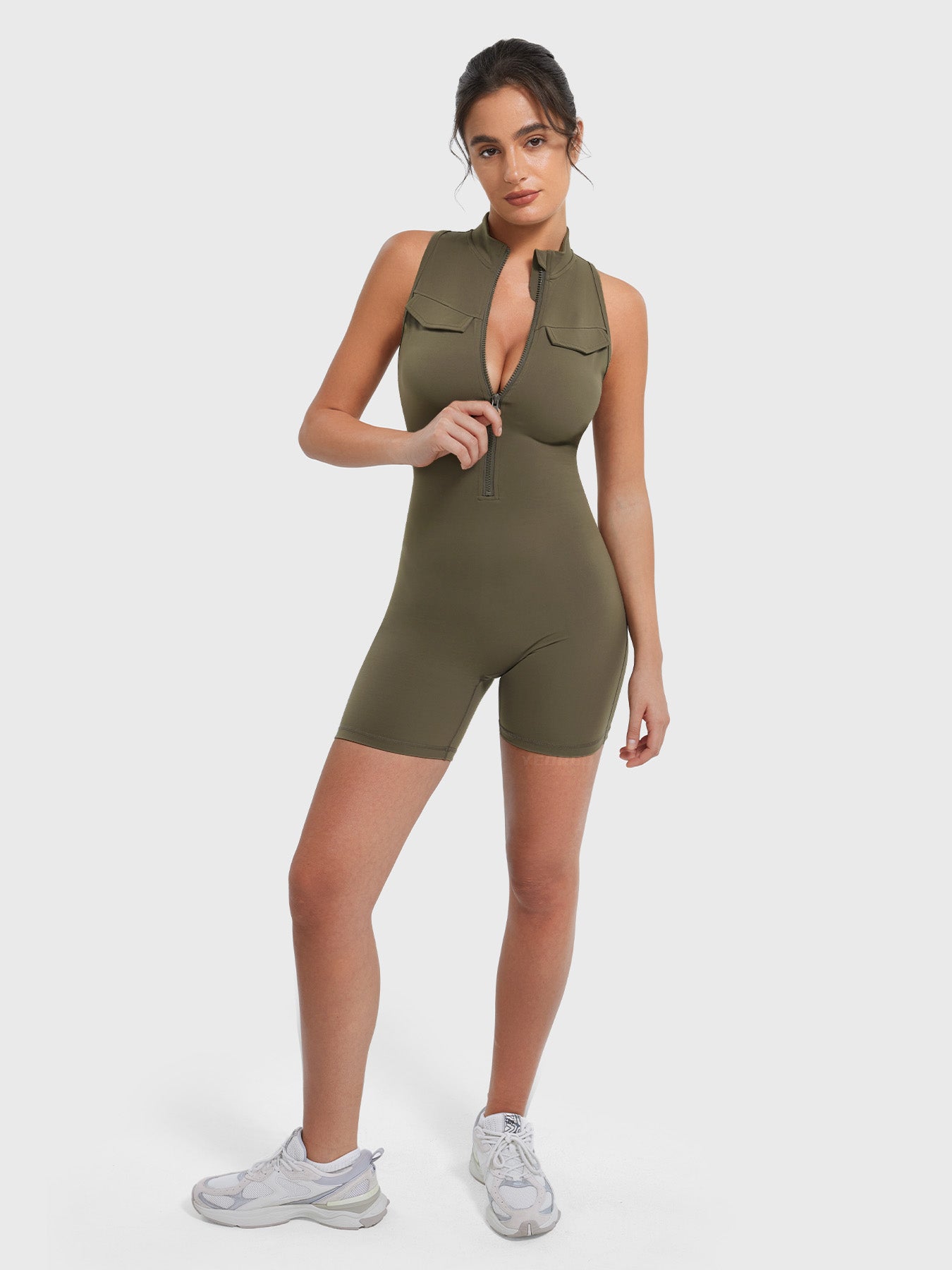 Yeoreo Samantha Cargo Romper with Pockets