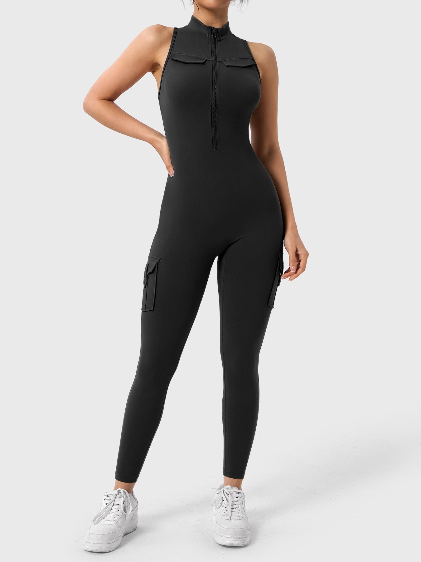 Yeoreo Samantha Cargo Jumpsuits with Pockets