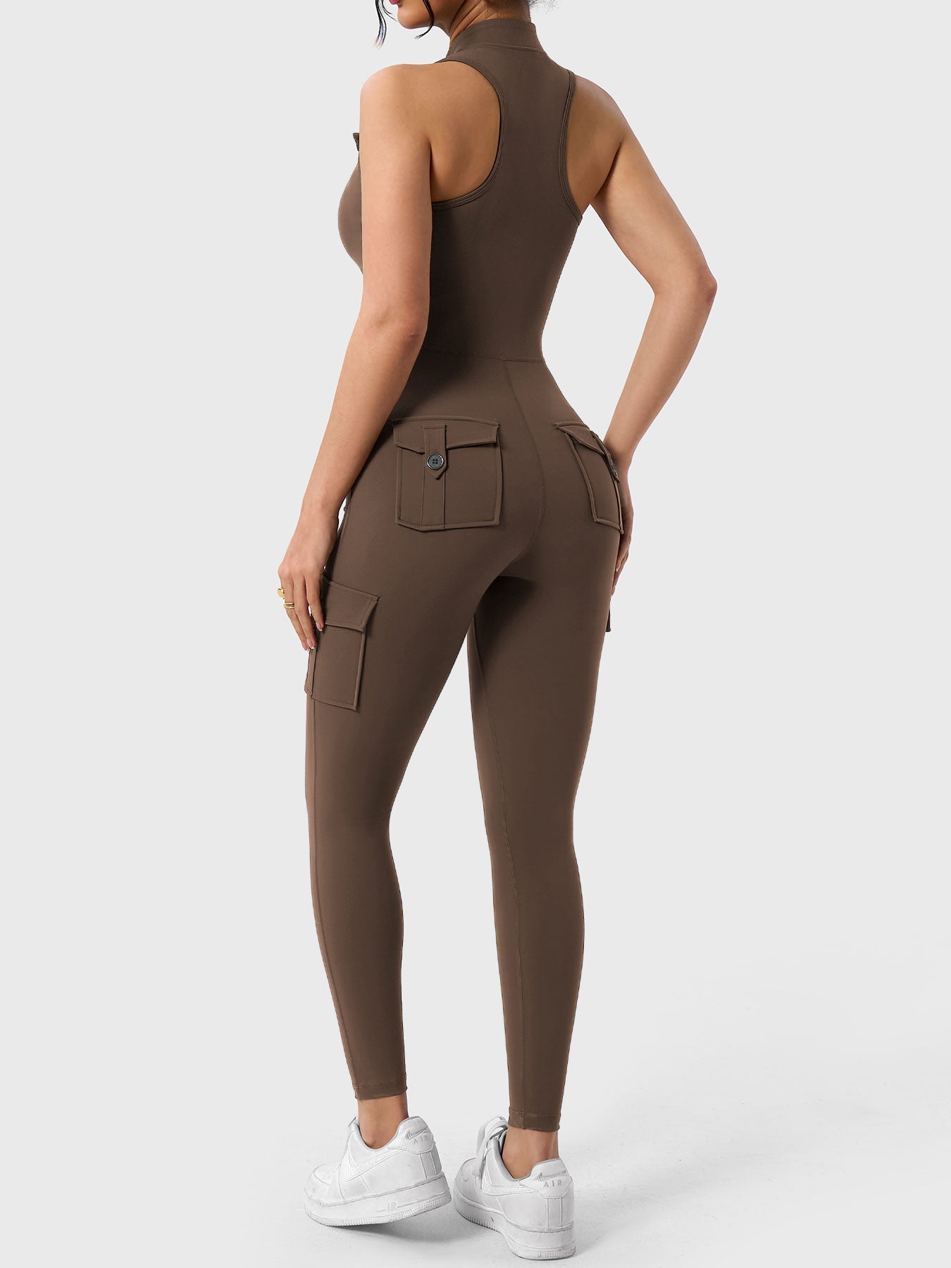 Yeoreo Samantha Cargo Jumpsuits with Pockets