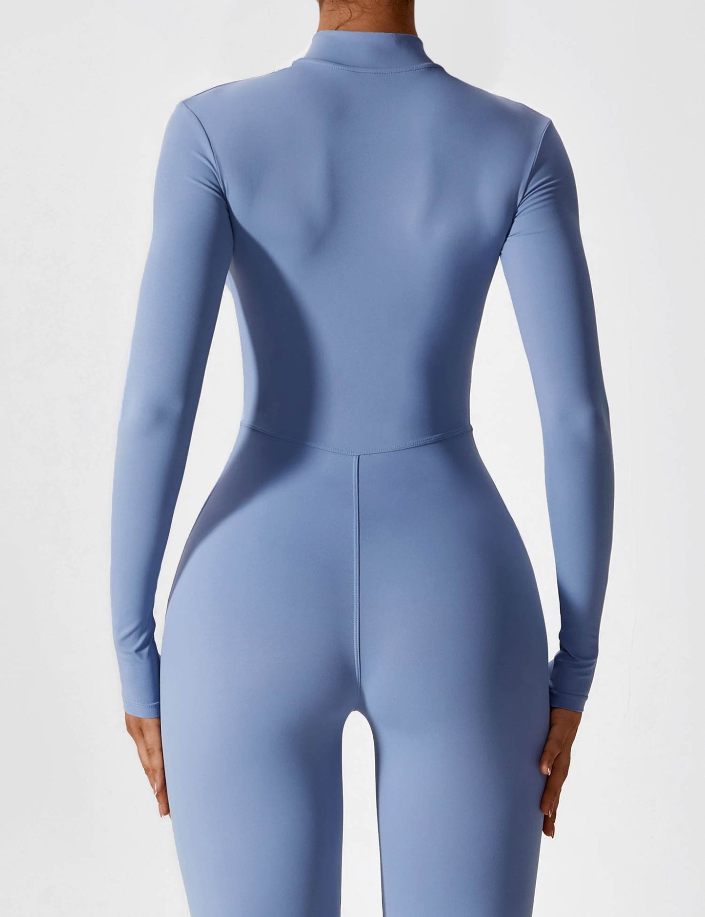 Yeoreo Long Sleeve Zipper Jumpsuit