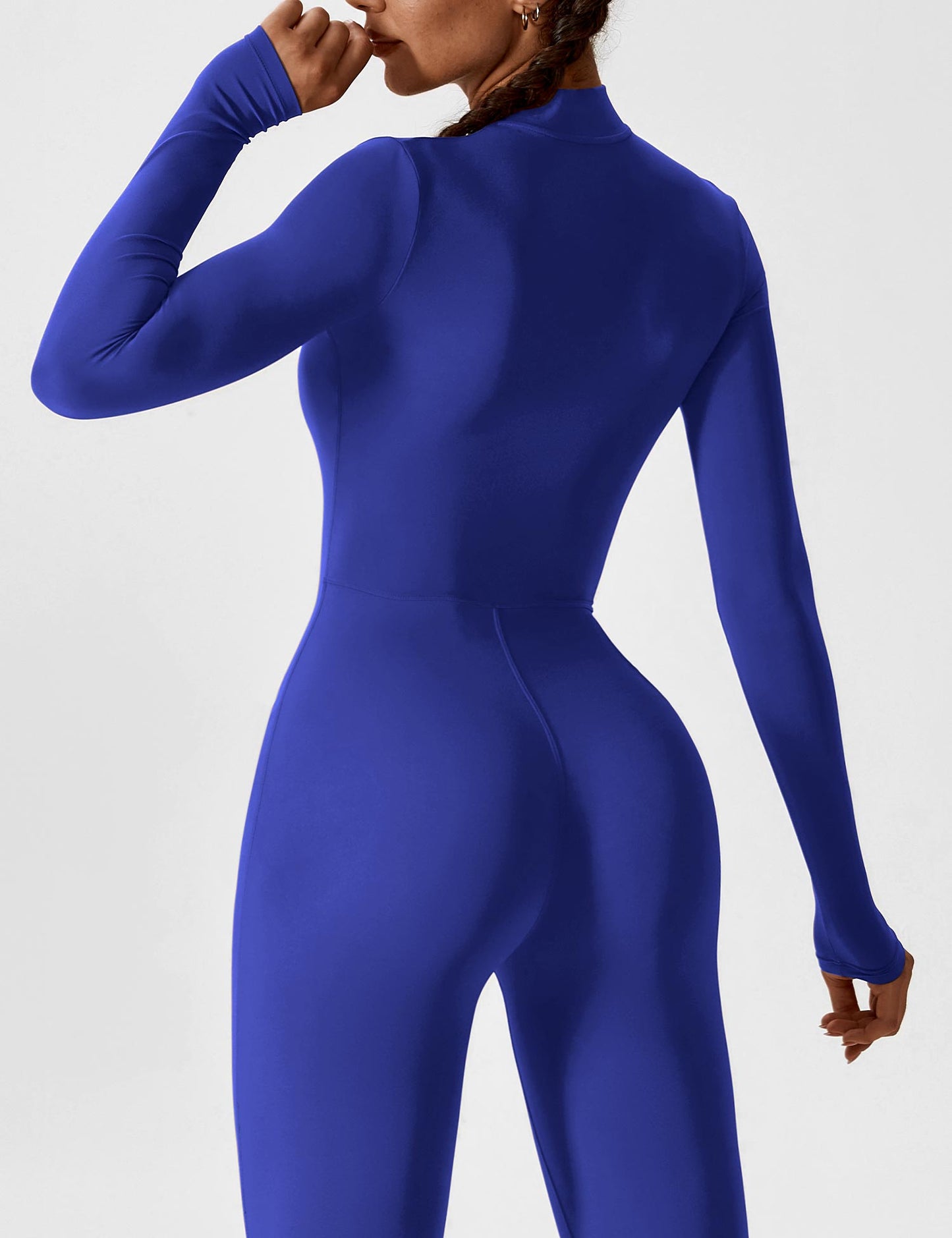 Yeoreo Long Sleeve Zipper Jumpsuit
