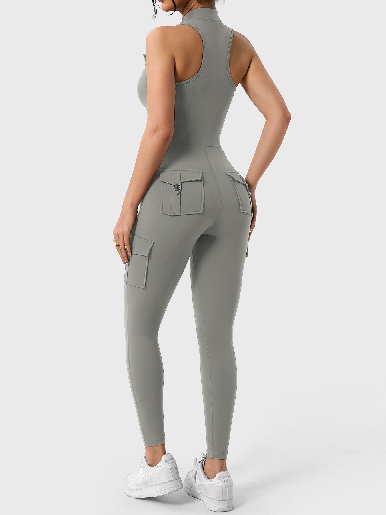 Yeoreo Samantha Cargo Jumpsuits with Pockets