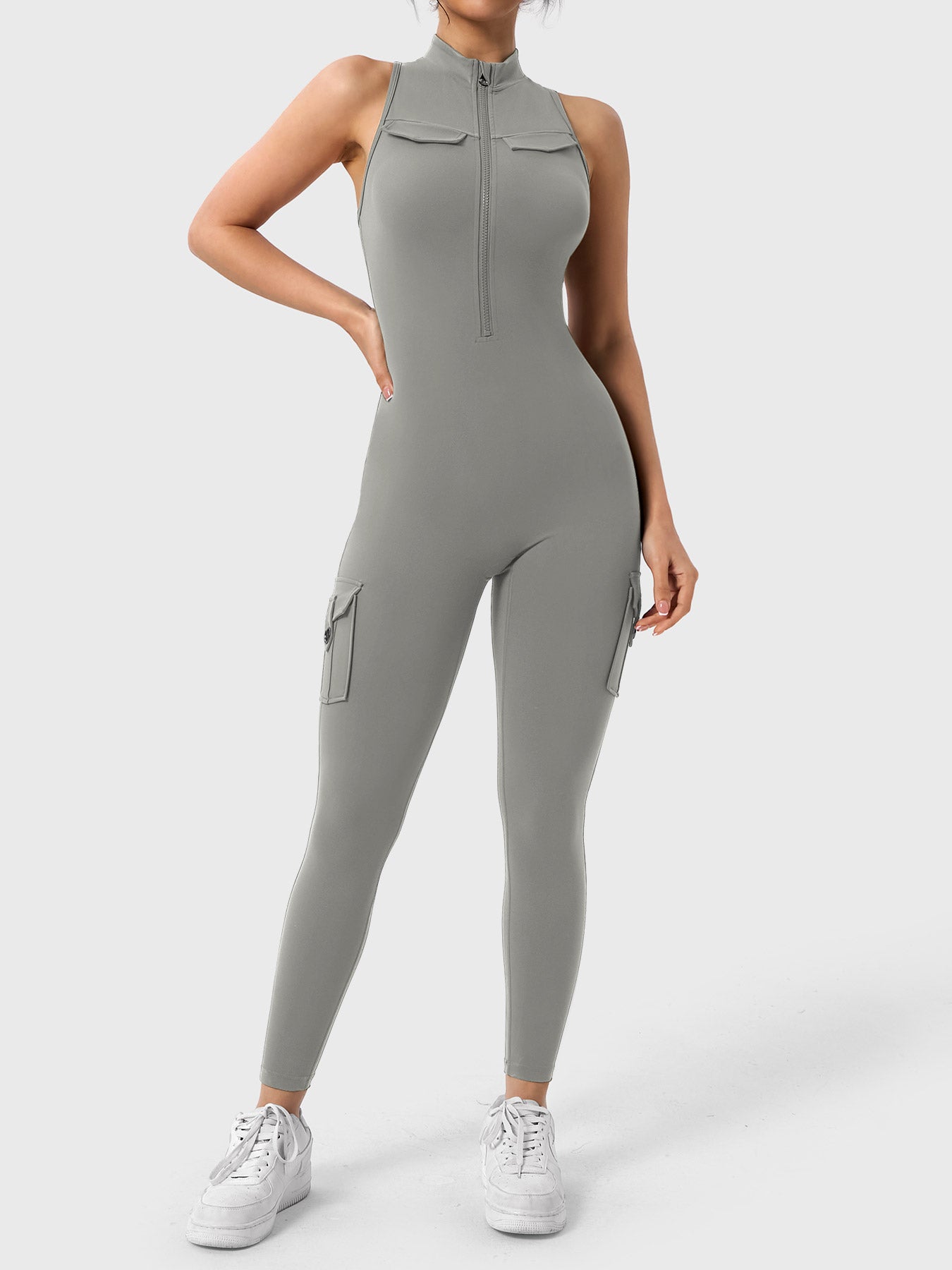 Yeoreo Samantha Cargo Jumpsuits with Pockets