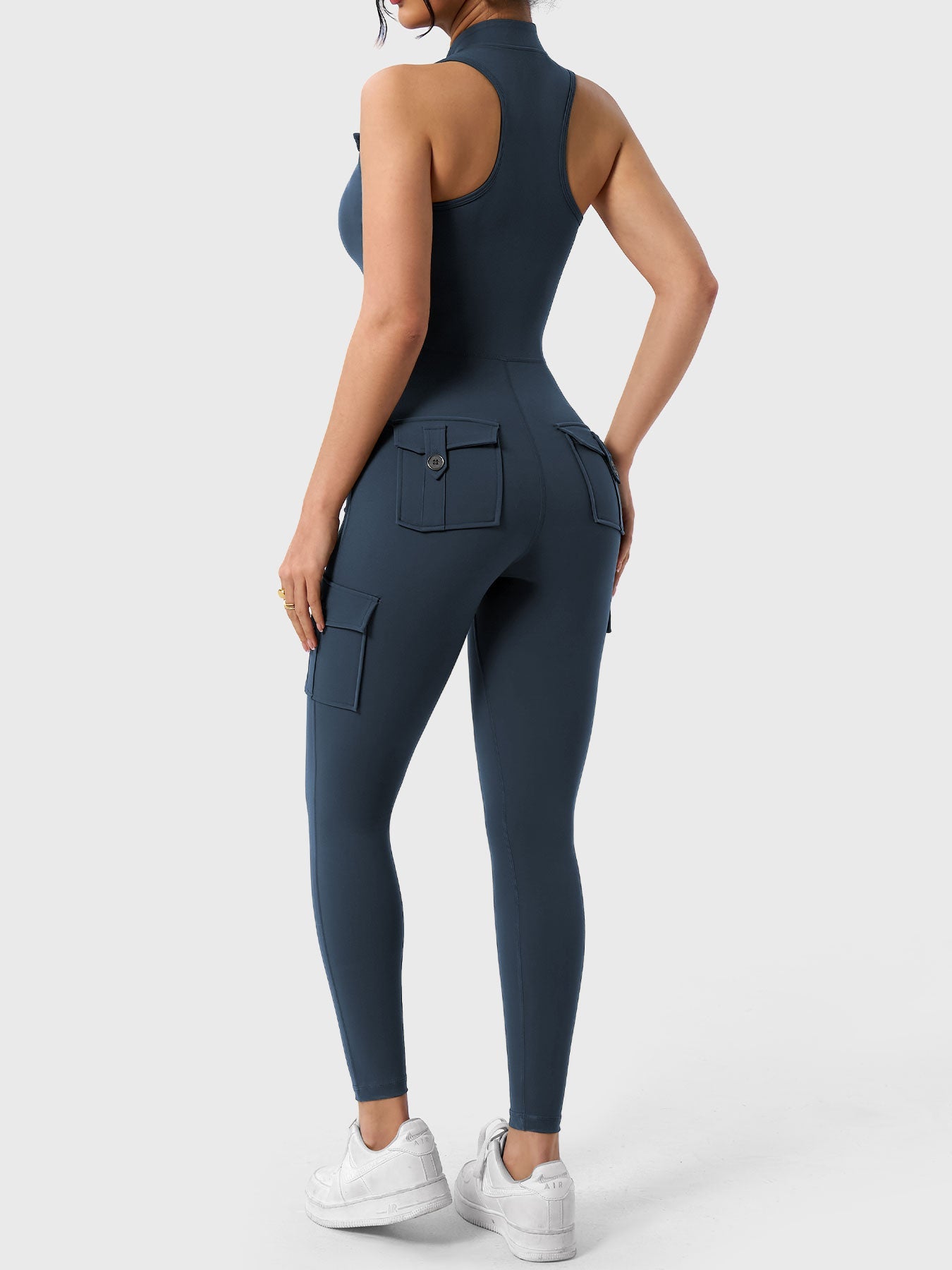 Yeoreo Samantha Cargo Jumpsuits with Pockets