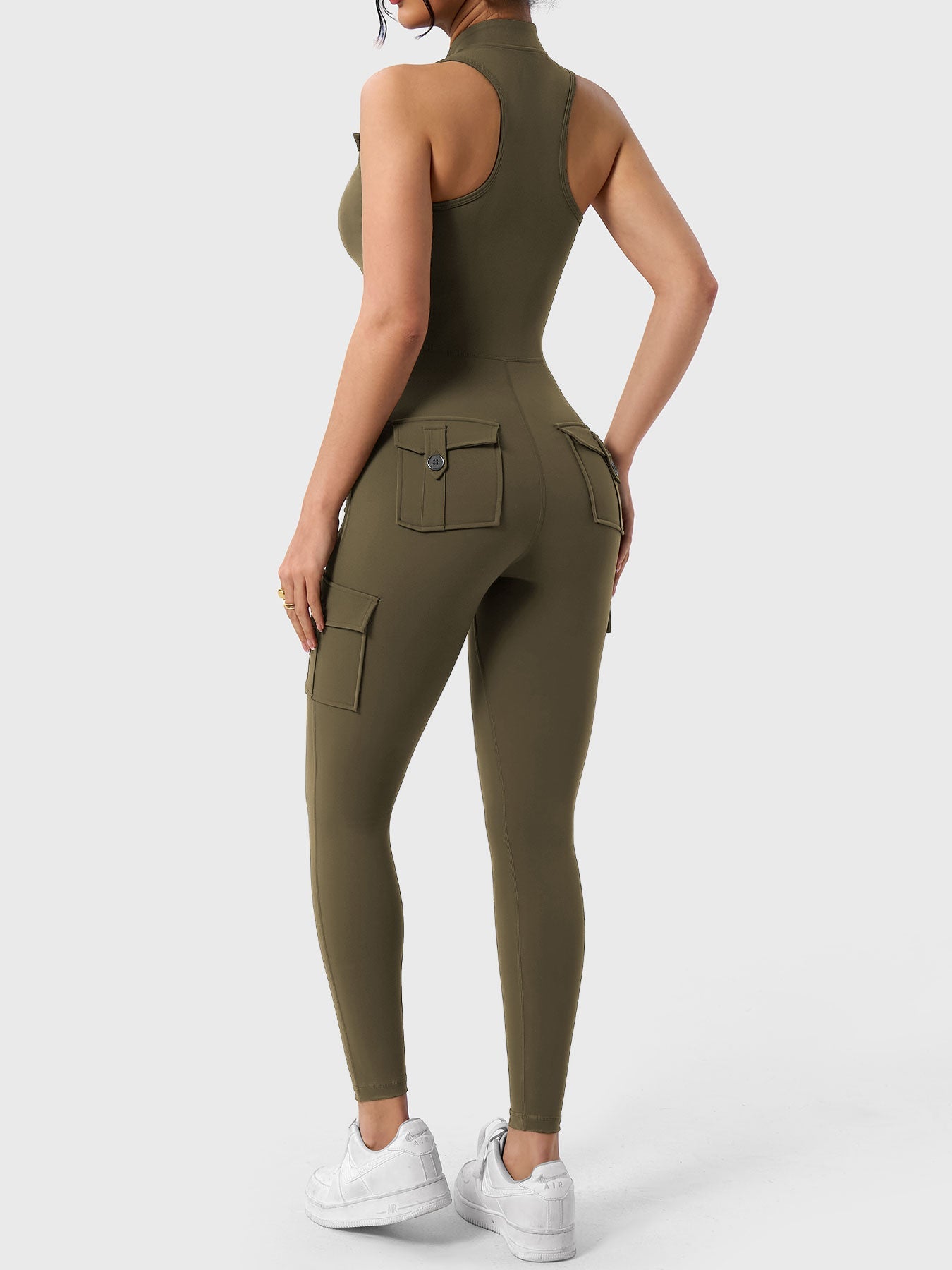 Yeoreo Samantha Cargo Jumpsuits with Pockets