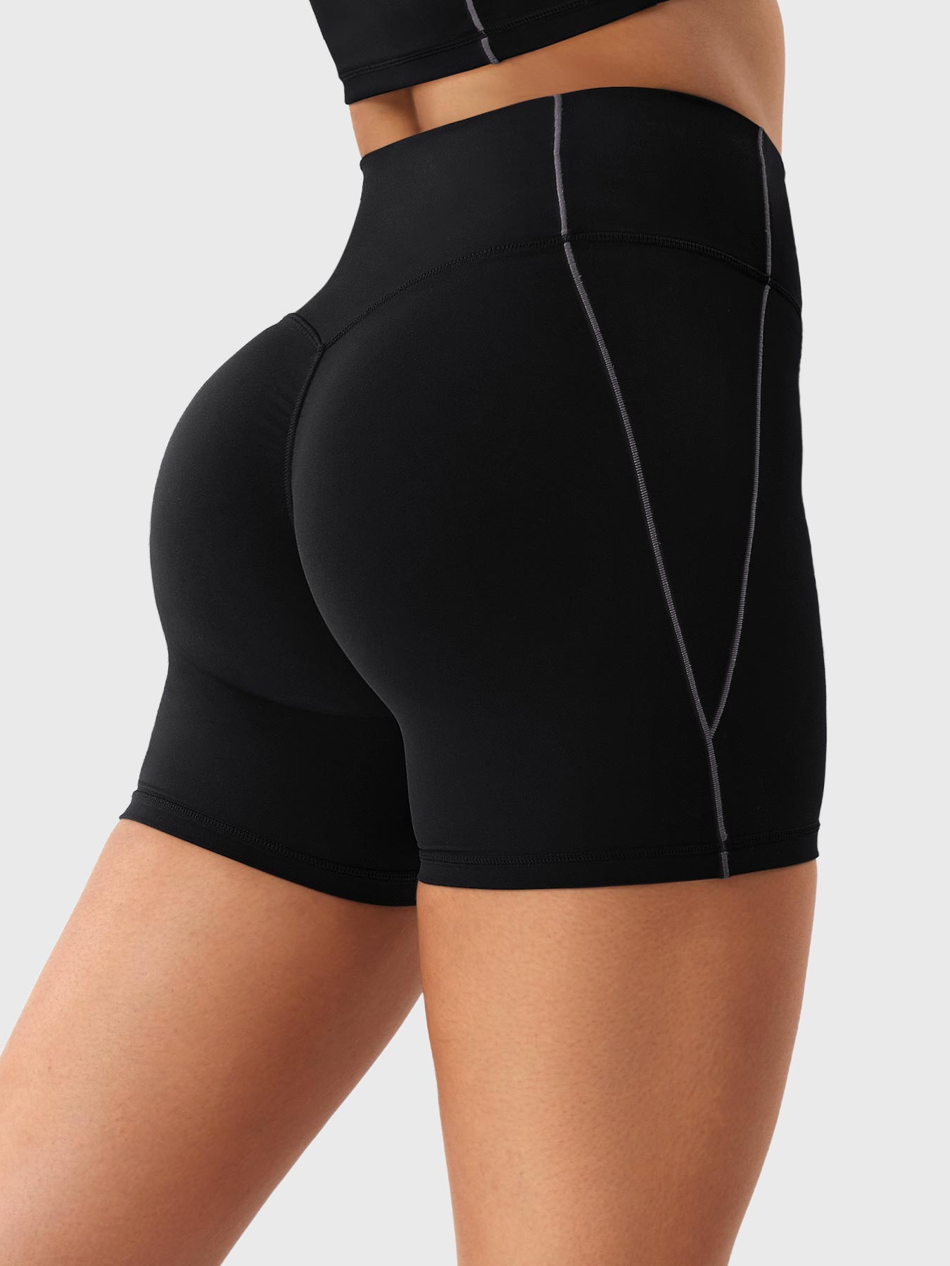 Yeoreo Clementine Zip Crop & Shorts Active Sets