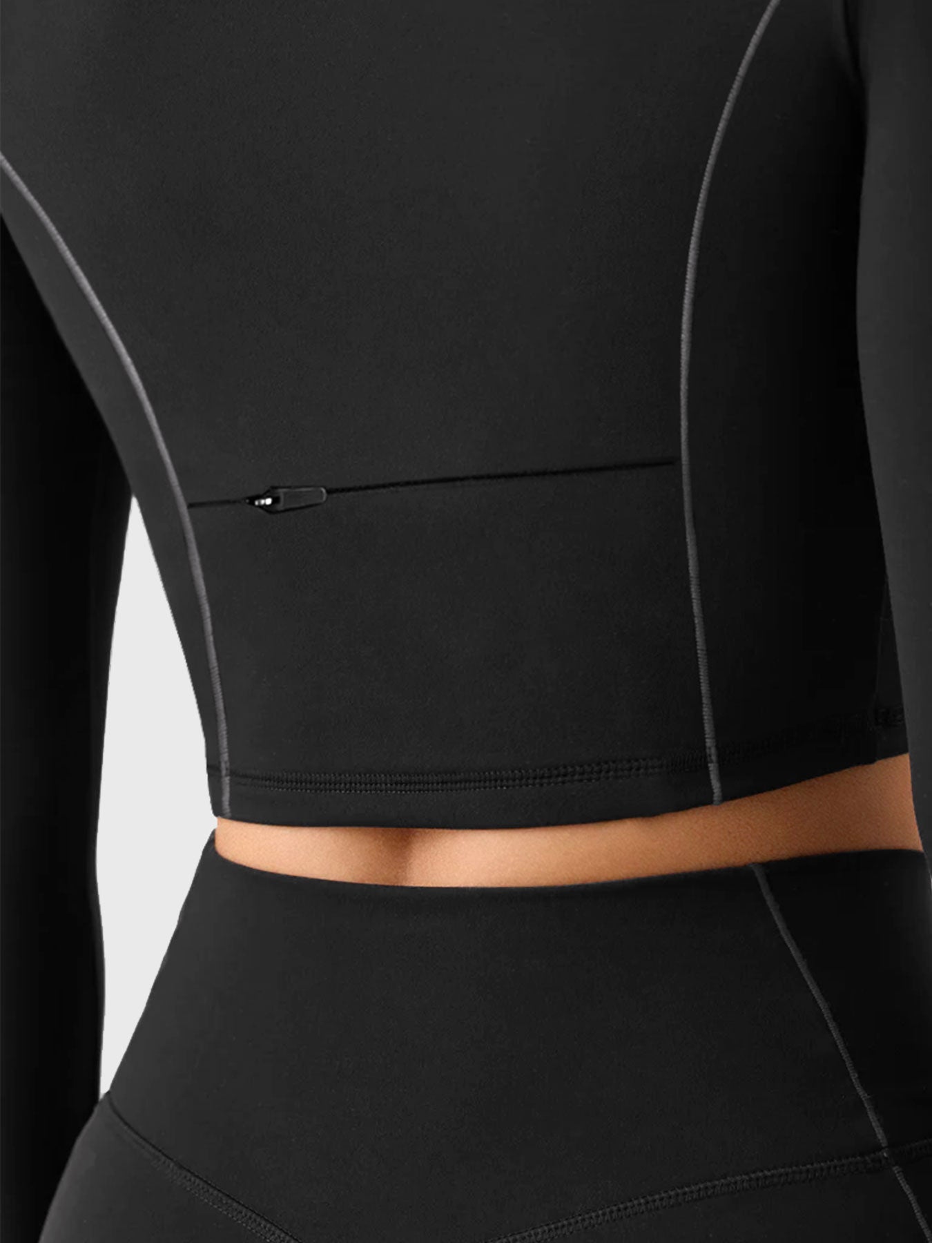 Yeoreo Clementine Zip Crop & Shorts Active Sets