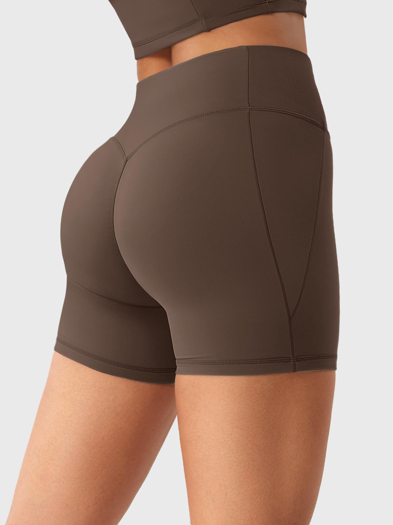 Yeoreo Clementine Zip Crop & Shorts Active Sets