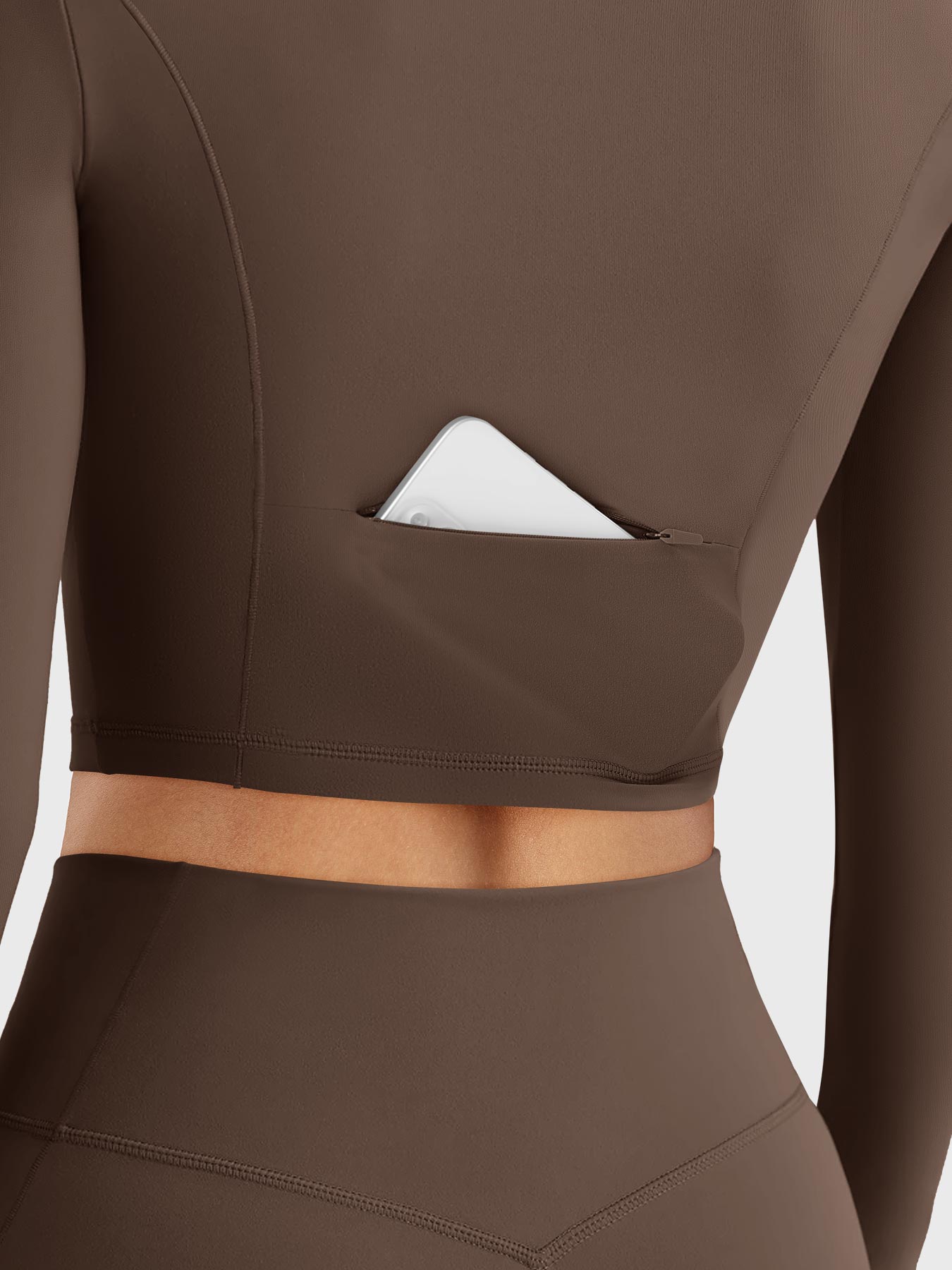 Yeoreo Clementine Zip Crop & Shorts Active Sets