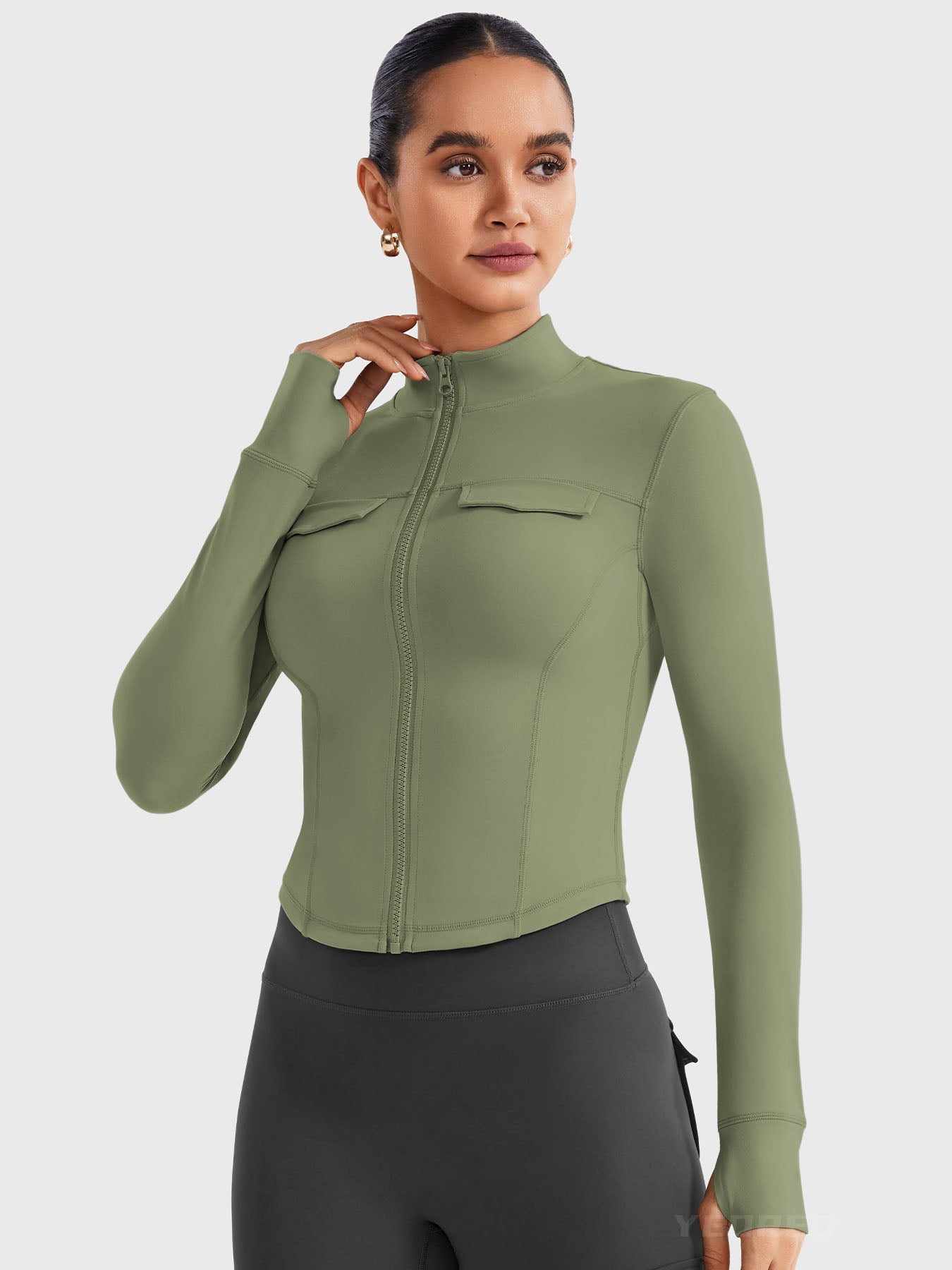 Yeoreo Arsene Cargo Crop Jacket