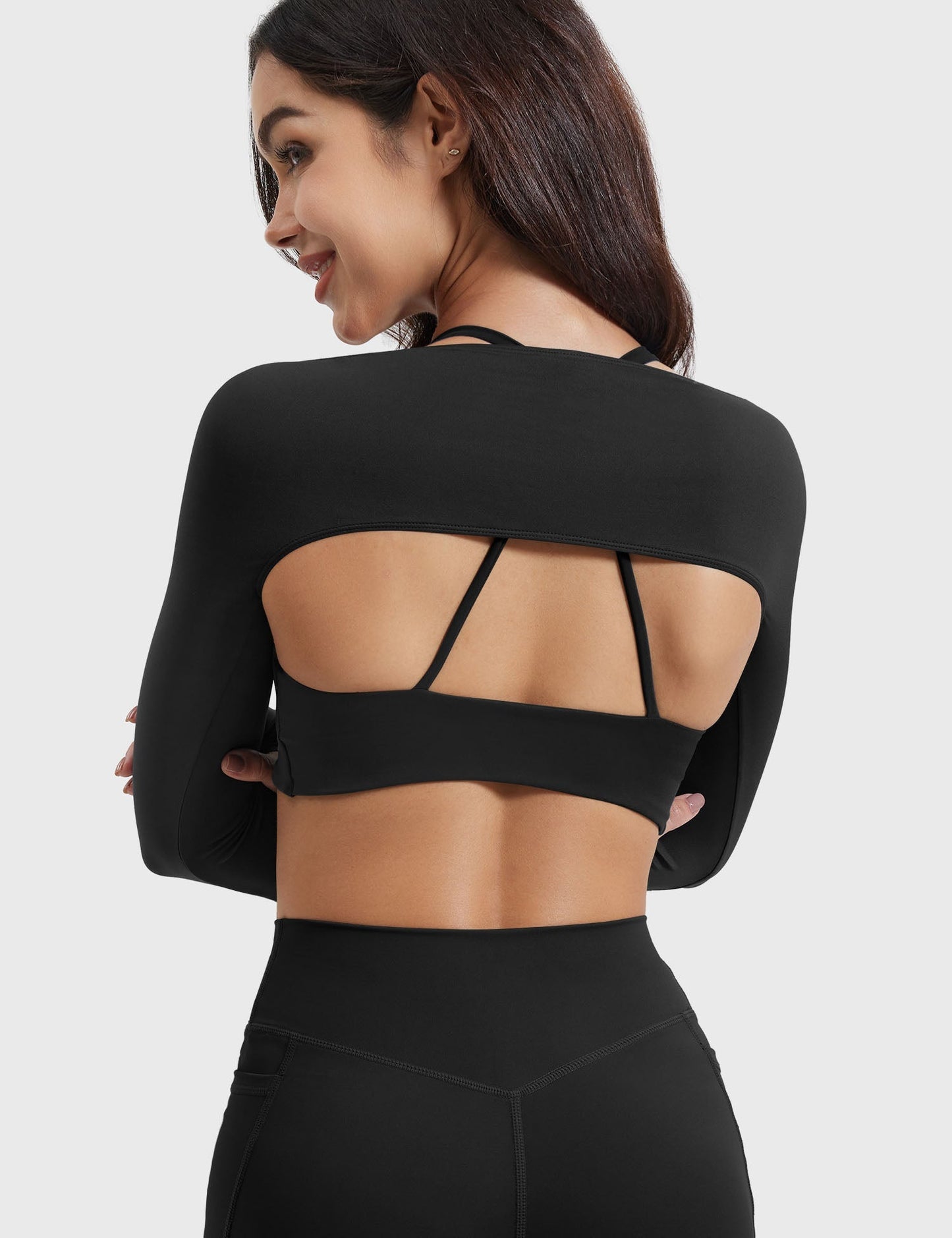 Yeoreo Kozie Long Sleeve Bolero Shrug