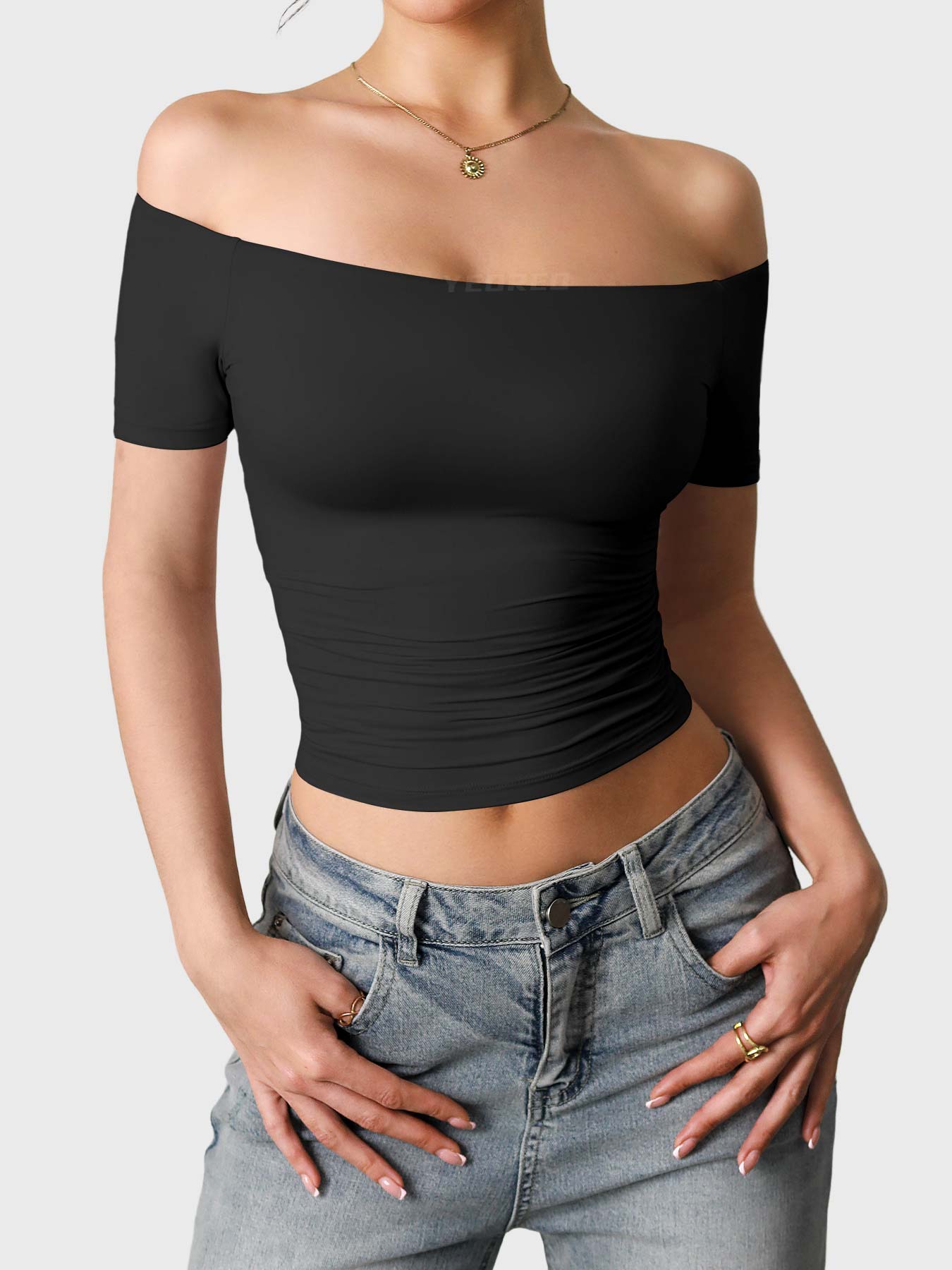 Yeoreo Luzlie Y2K One-Shoulder Top