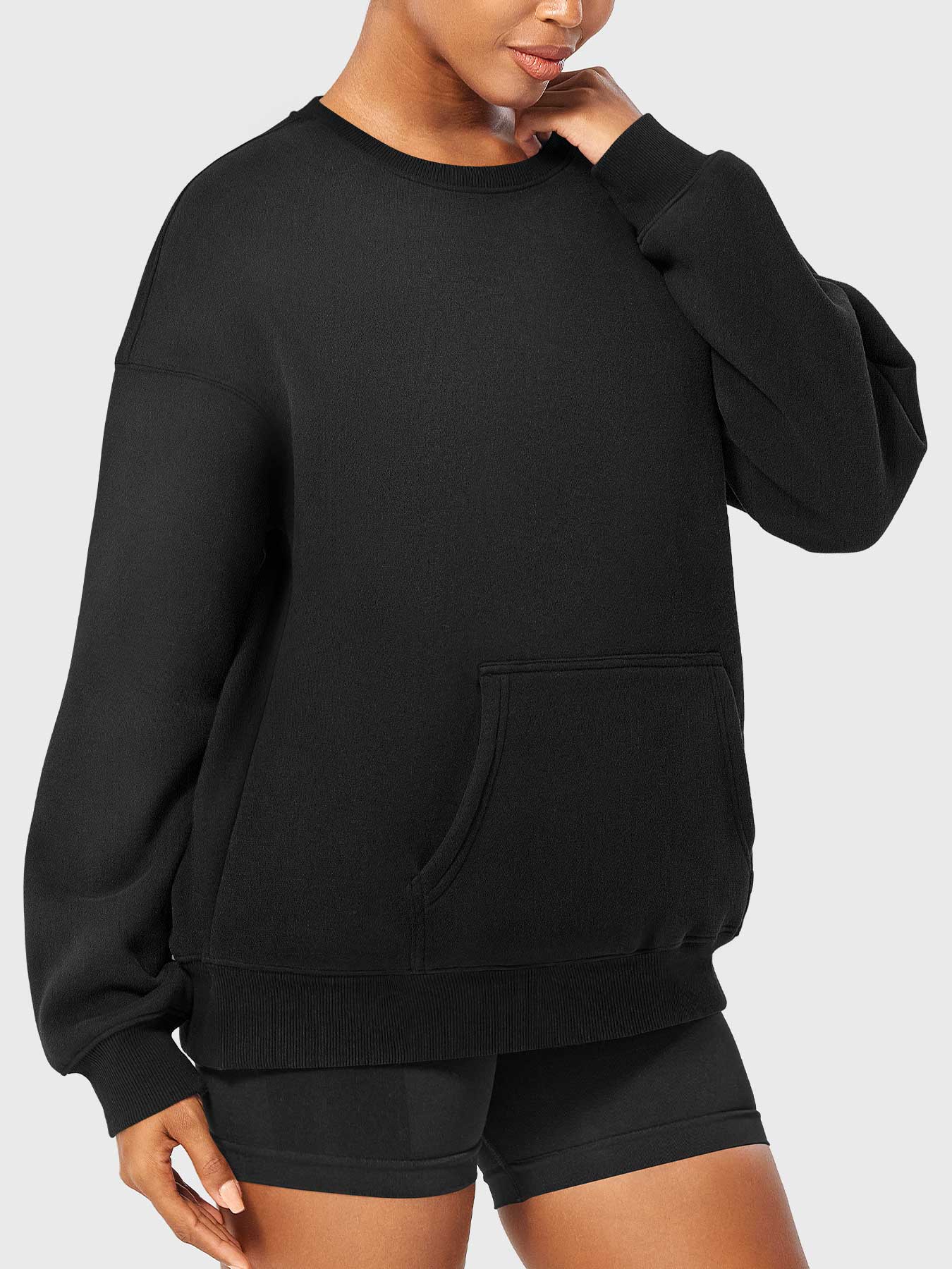 Yeoreo Jocely Oversized Fleece Sweatshirts