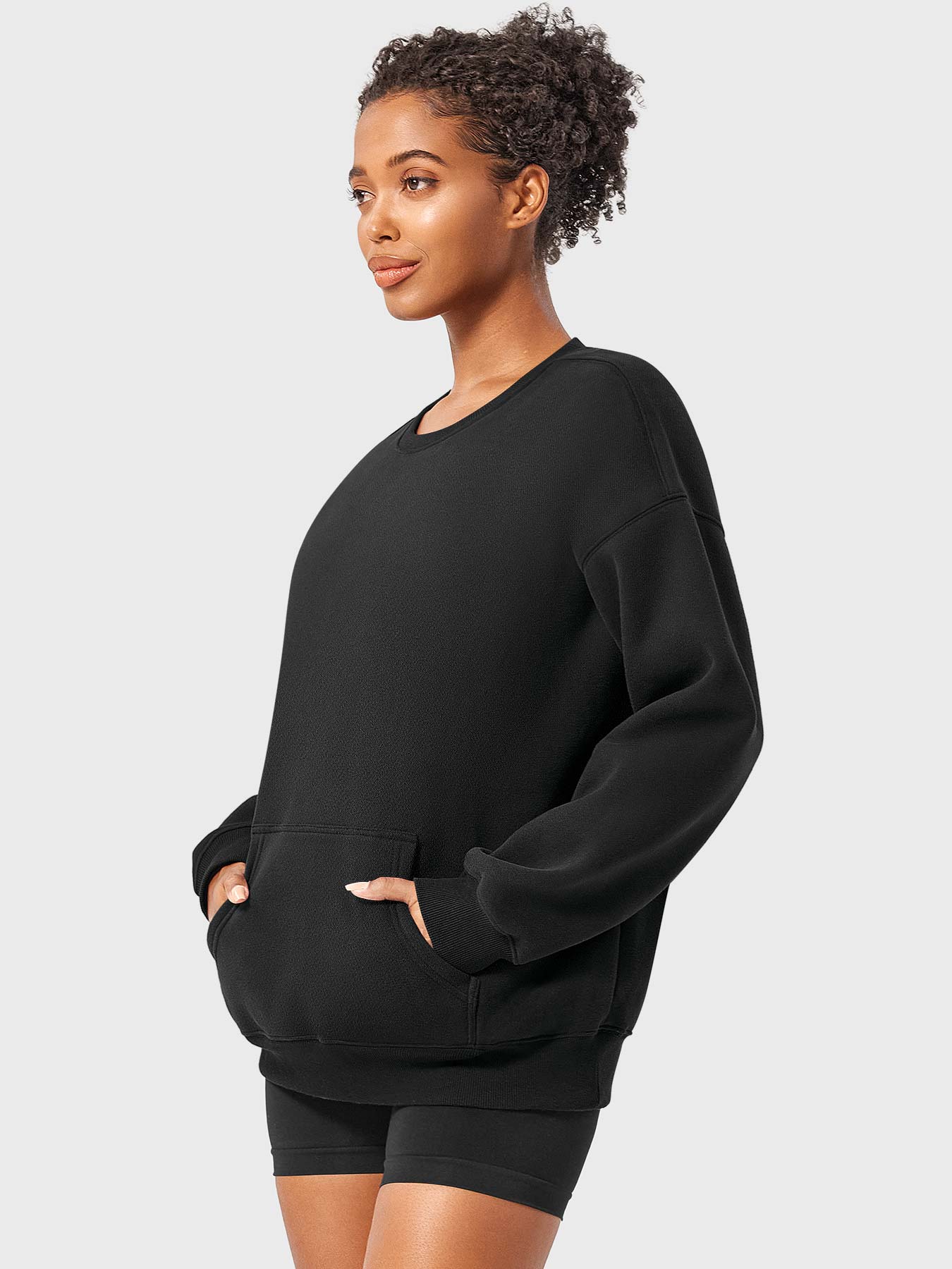 Yeoreo Jocely Oversized Fleece Sweatshirts