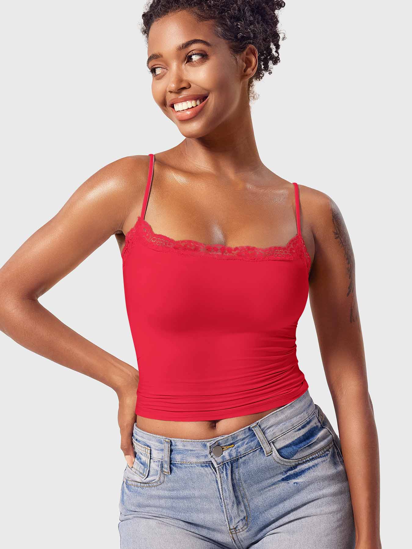 Yeoreo Annabely Square Neck Lace Tank