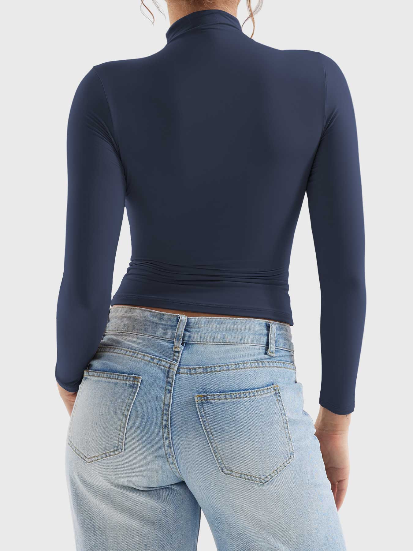 Yeoreo Sariah Turtleneck Long Sleeve Shirt