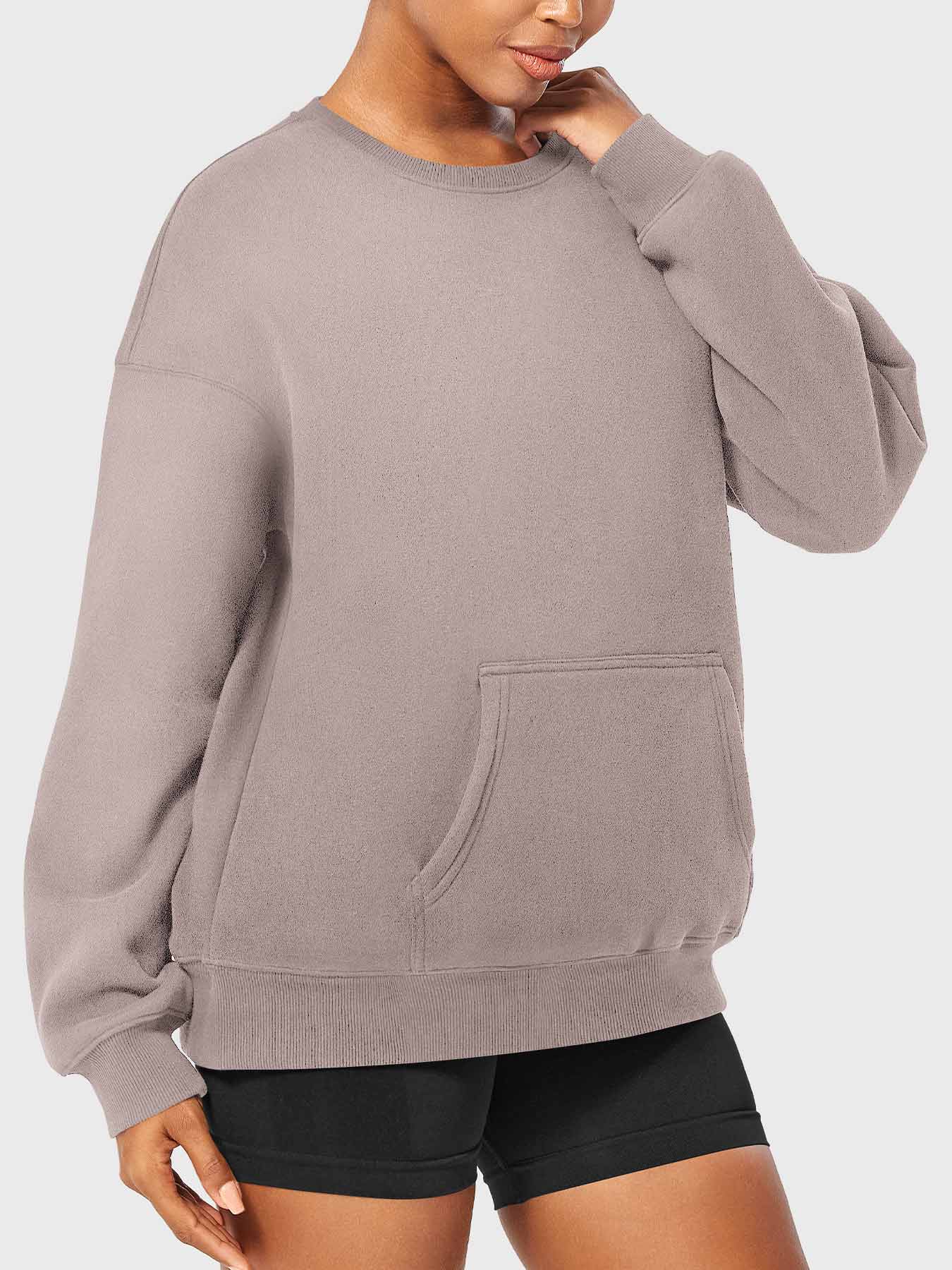 Yeoreo Jocely Oversized Fleece Sweatshirts