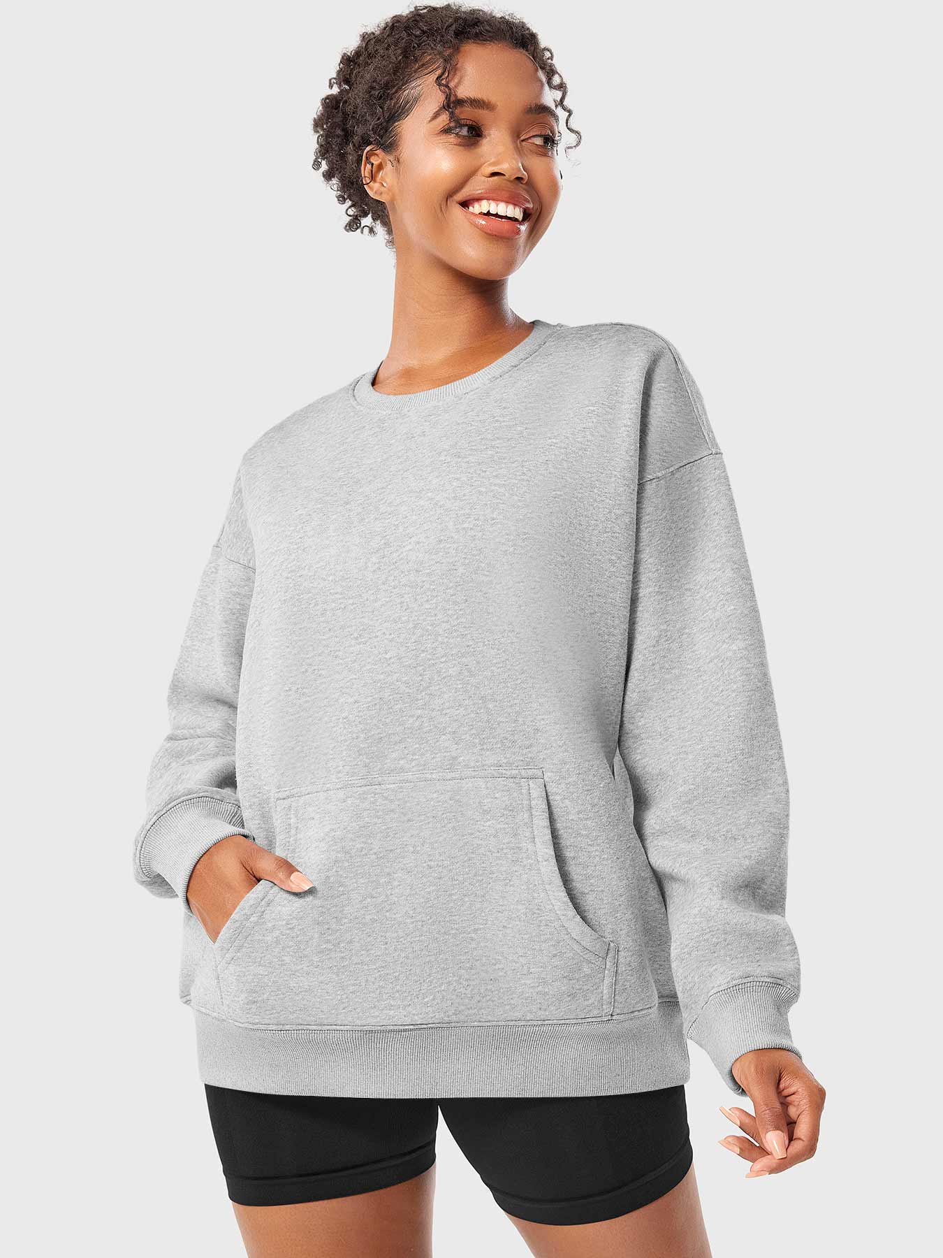 Yeoreo Jocely Oversized Fleece Sweatshirts