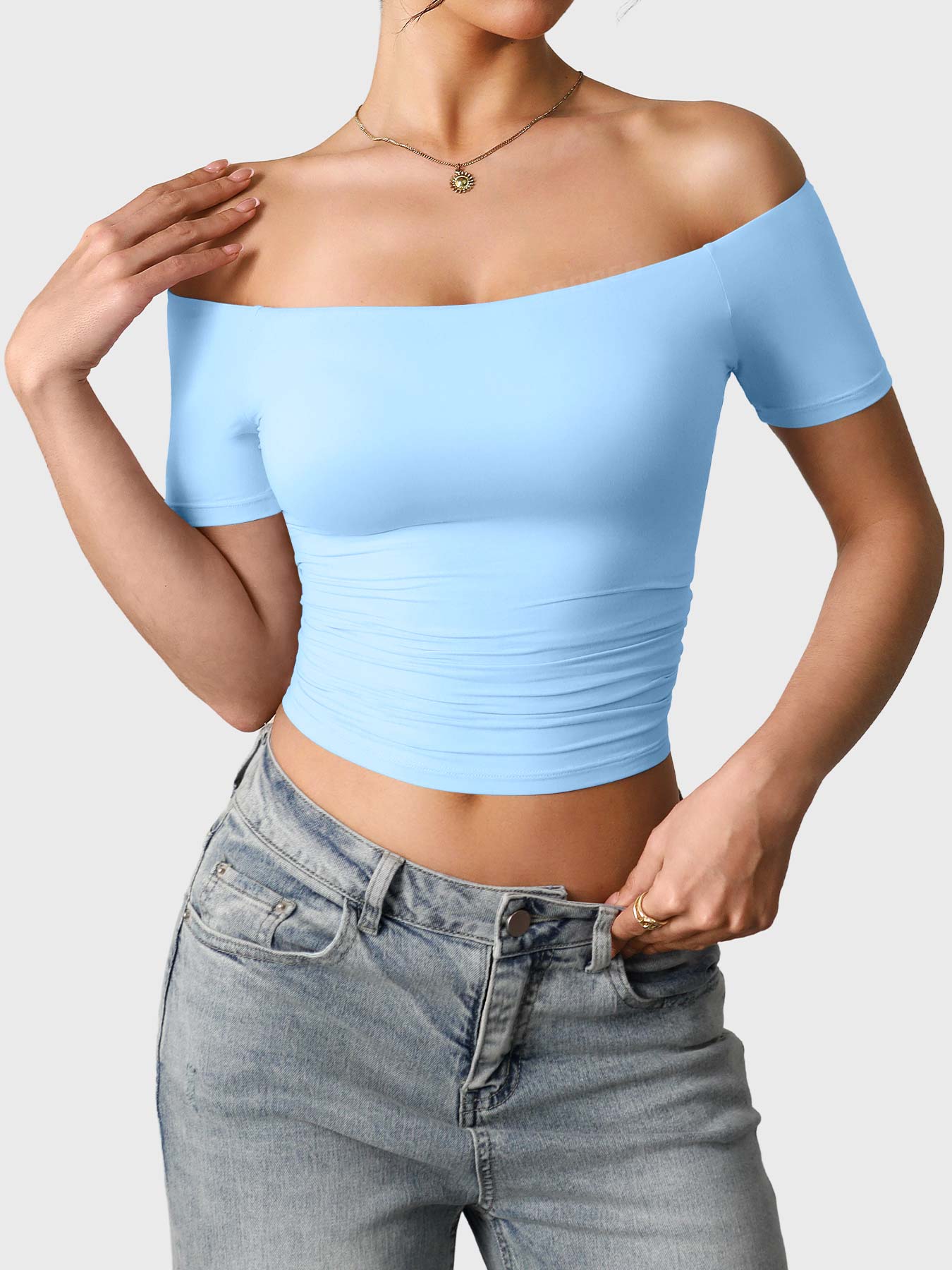 Yeoreo Luzlie Y2K One-Shoulder Top